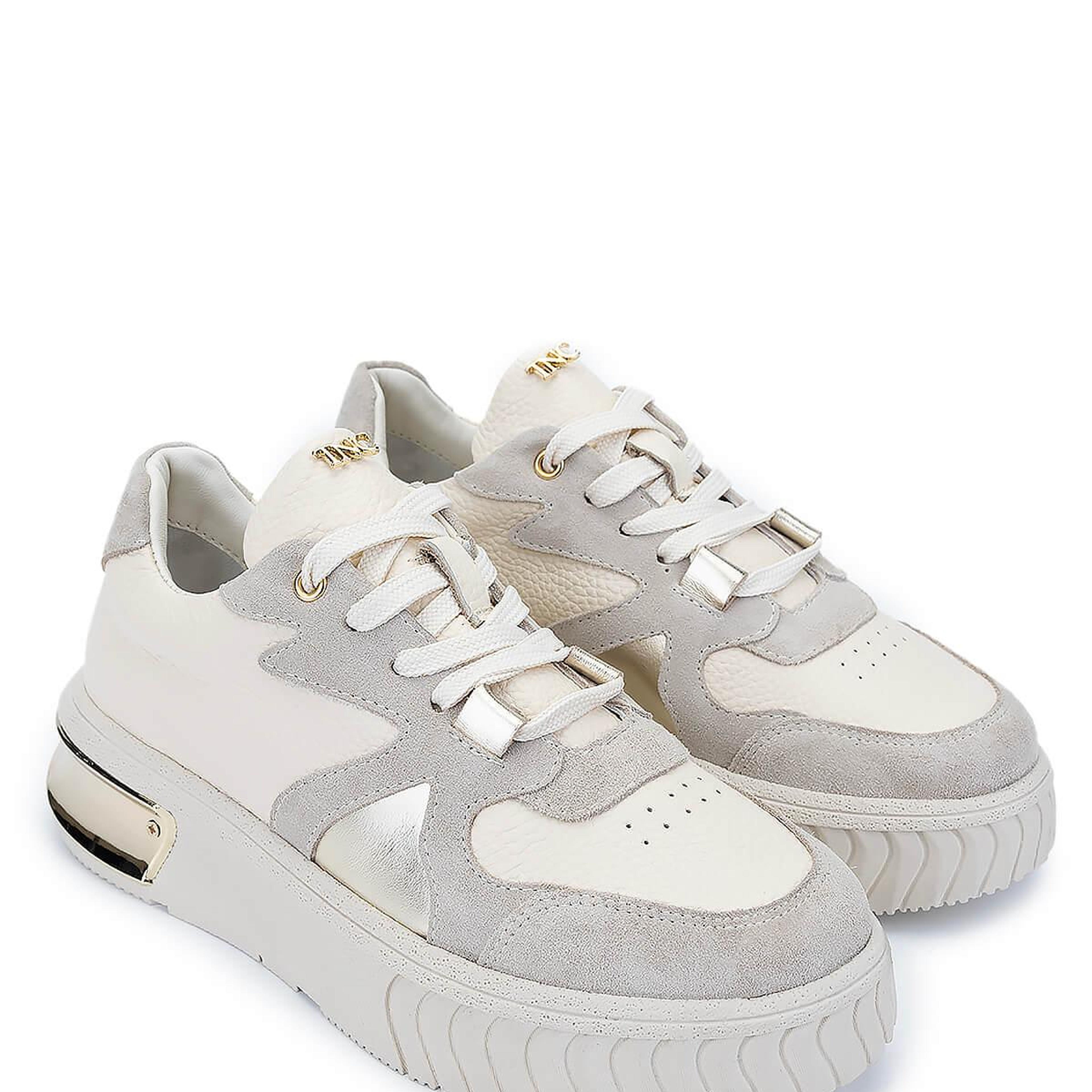 Tamer Tanca Kadın Hakiki Deri Bej Sneakers & Spor Ayakkabı