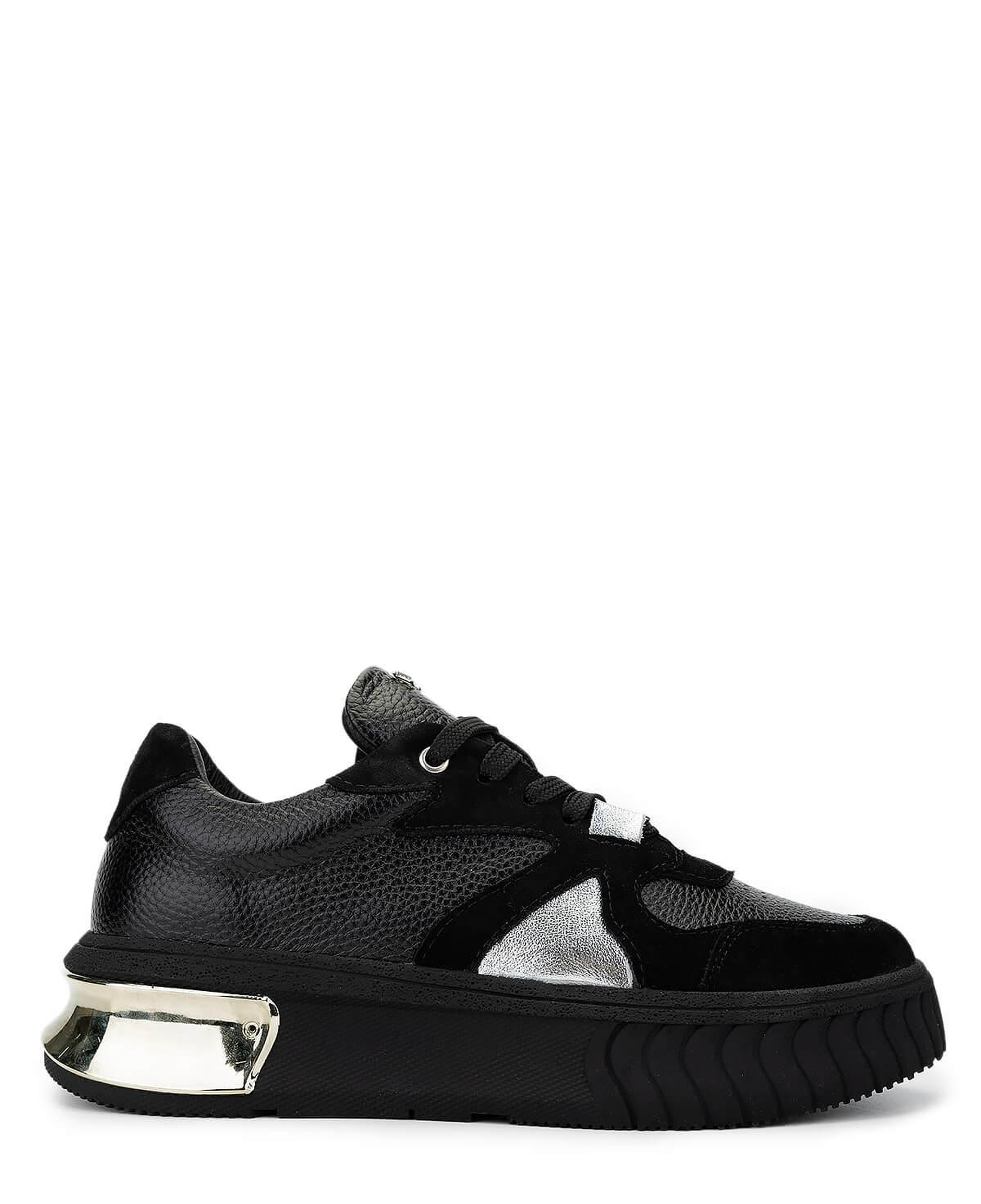 Tamer Tanca Kadın Hakiki Deri Siyah Sneakers & Spor Ayakkabı