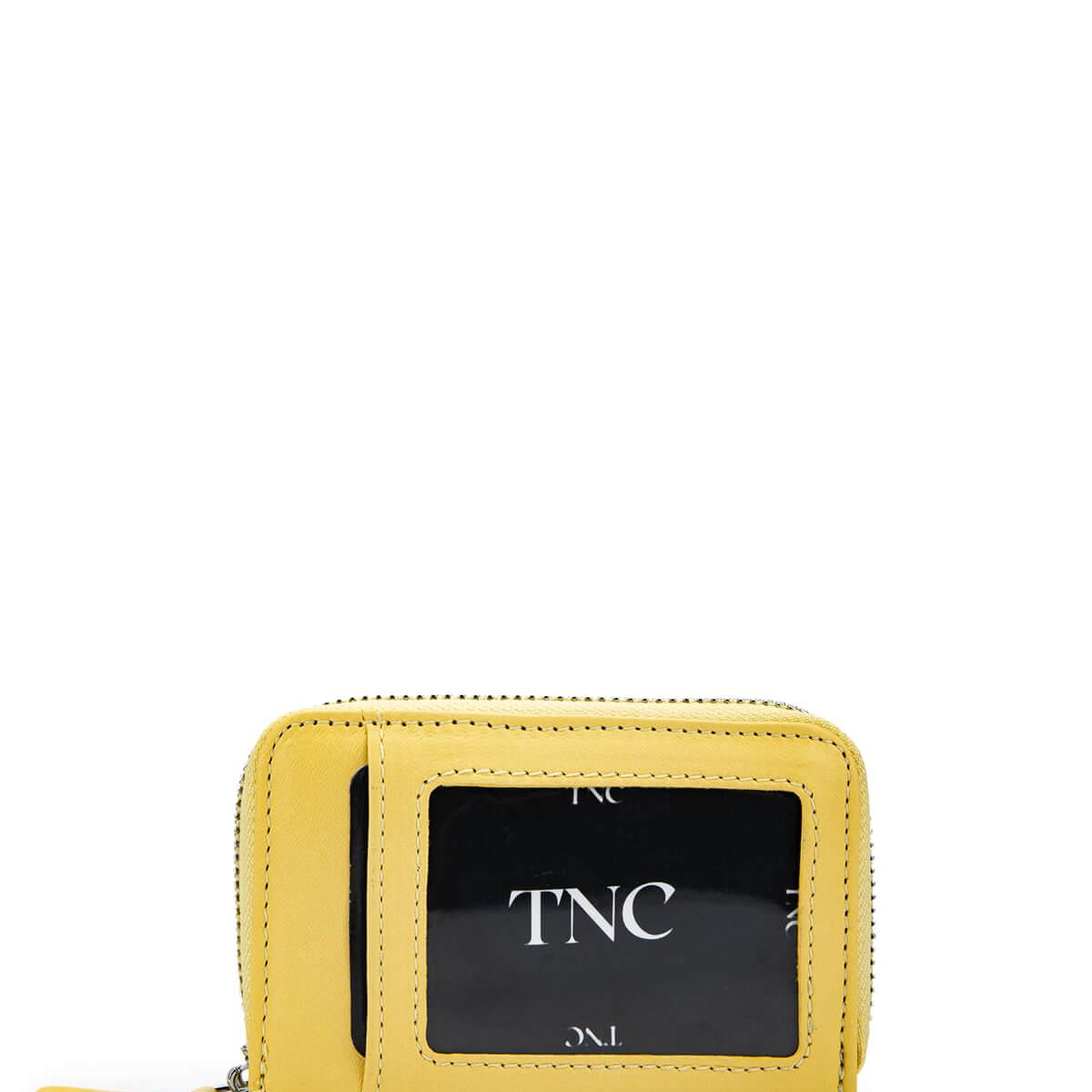 Tamer Tanca Unisex Hakiki Deri Sarı Cüzdan Cuzdan