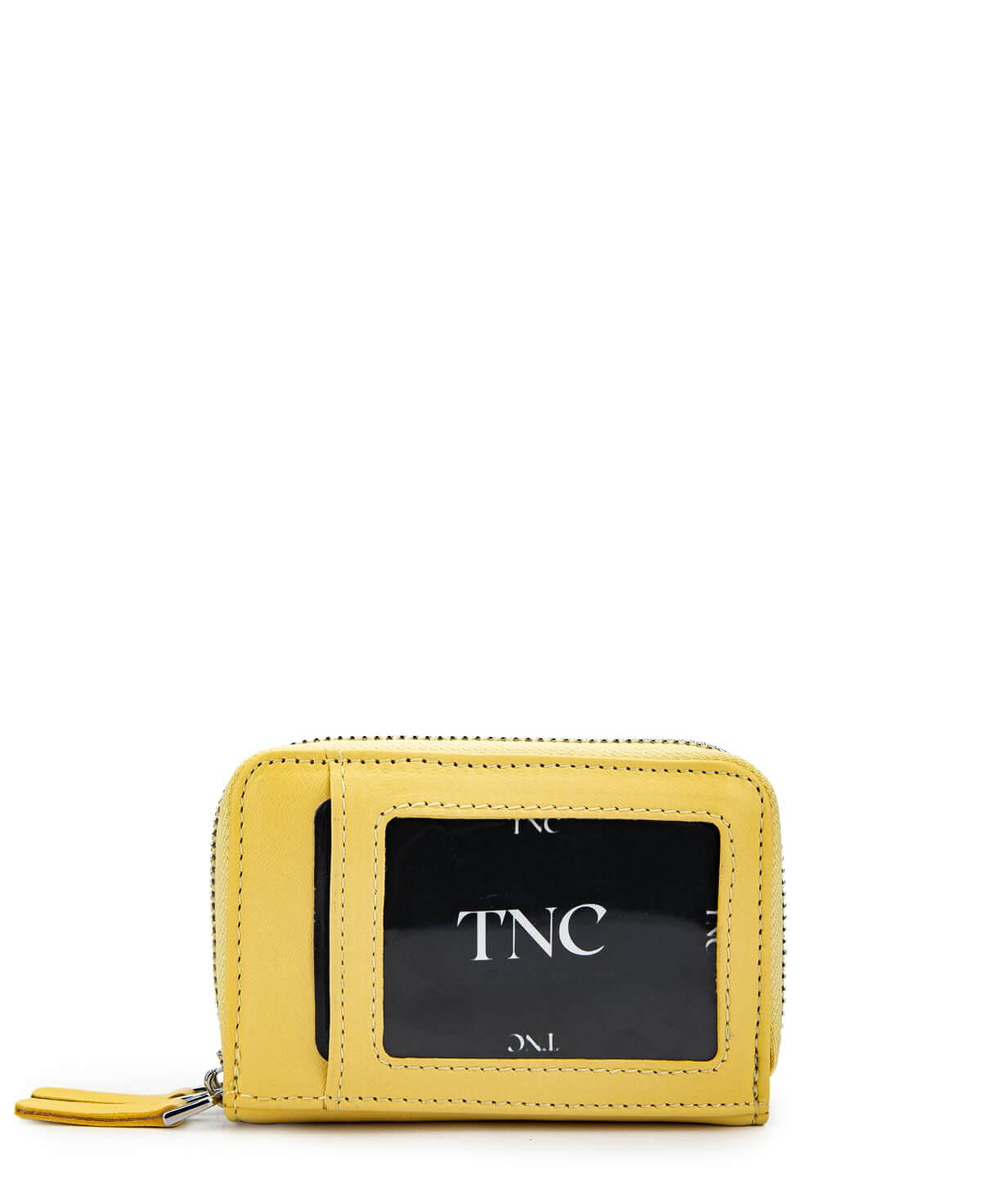 Tamer Tanca Unisex Hakiki Deri Sarı Cüzdan Cuzdan