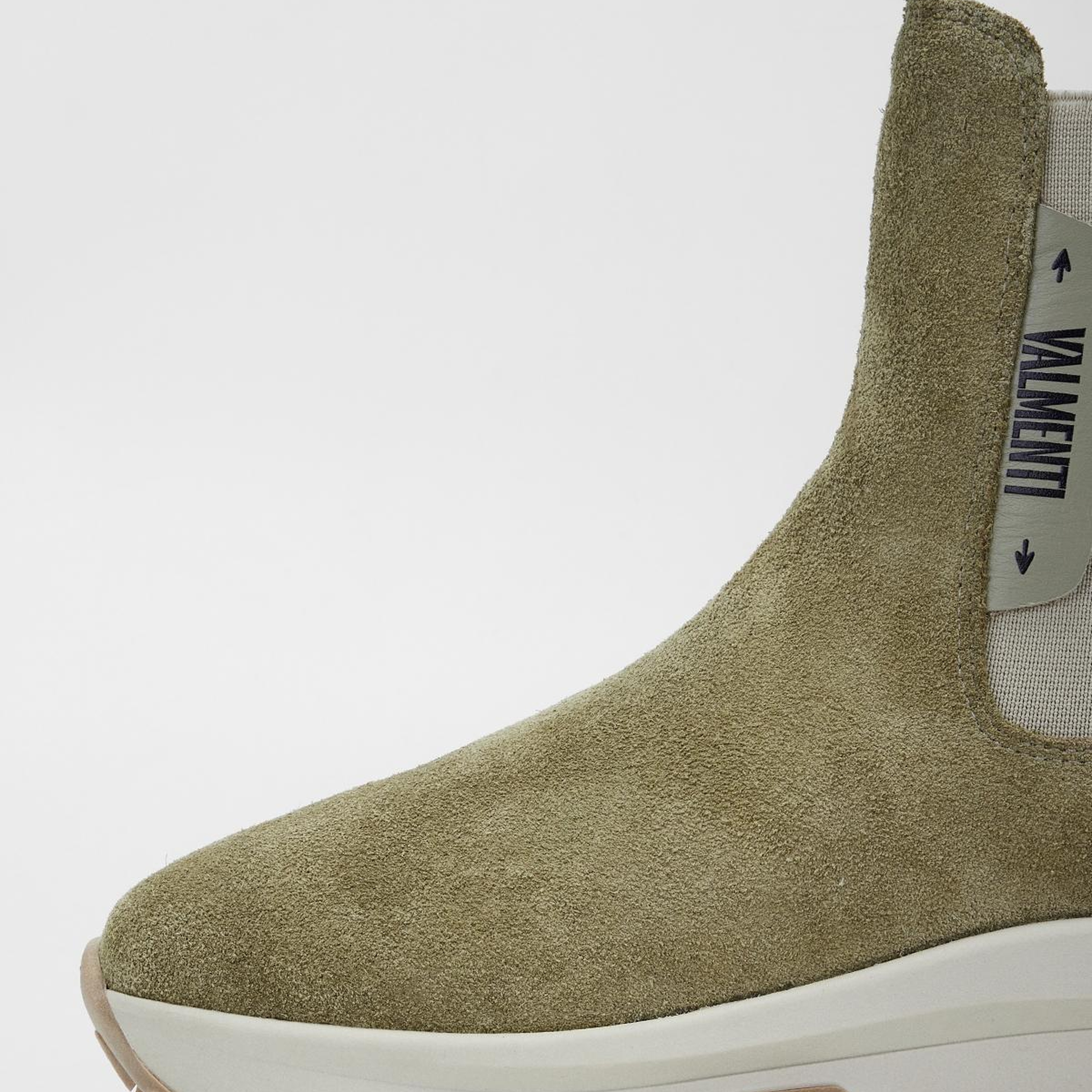 Valmenti Kadın Hakiki Deri Yeşil Düz Bot