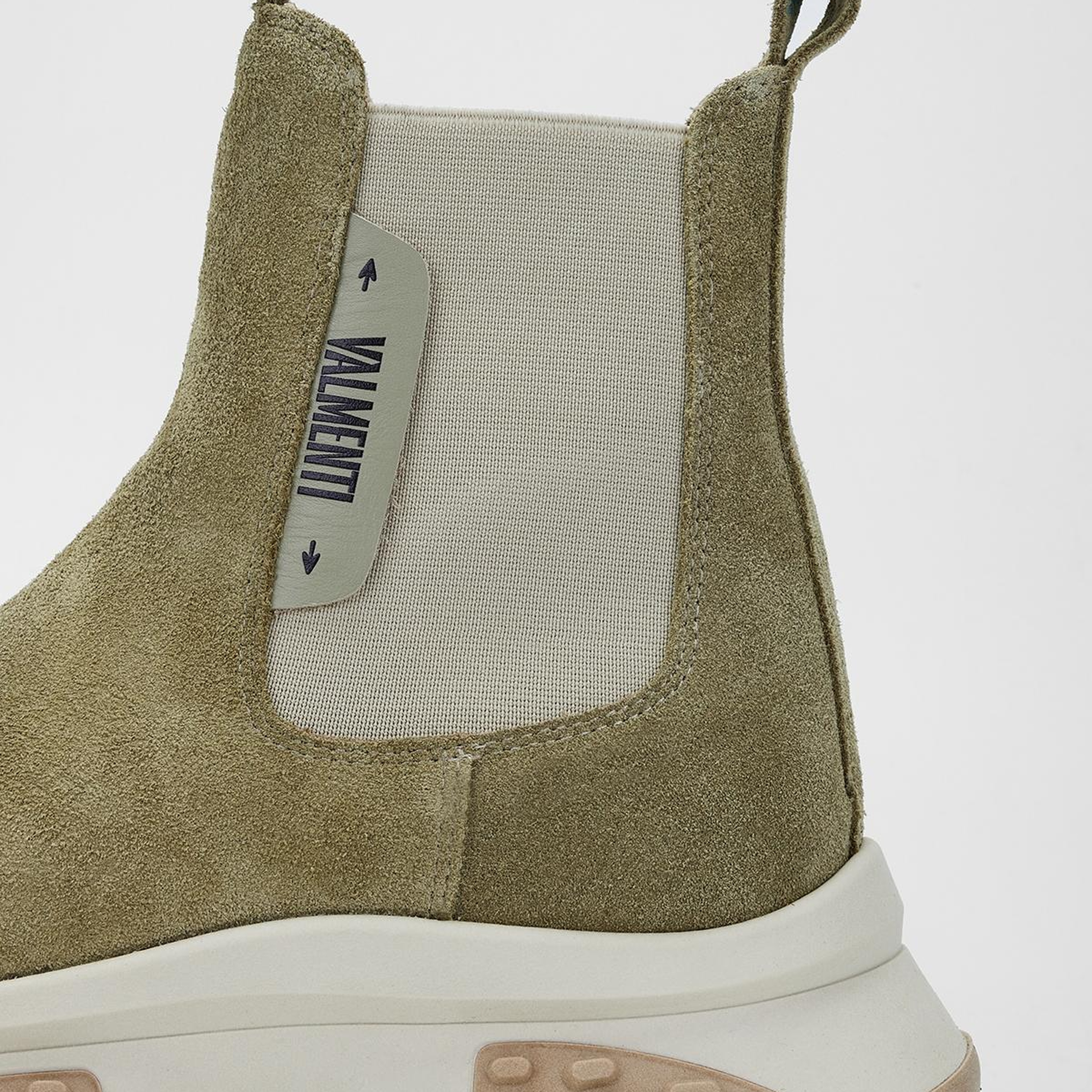 Valmenti Kadın Hakiki Deri Yeşil Düz Bot