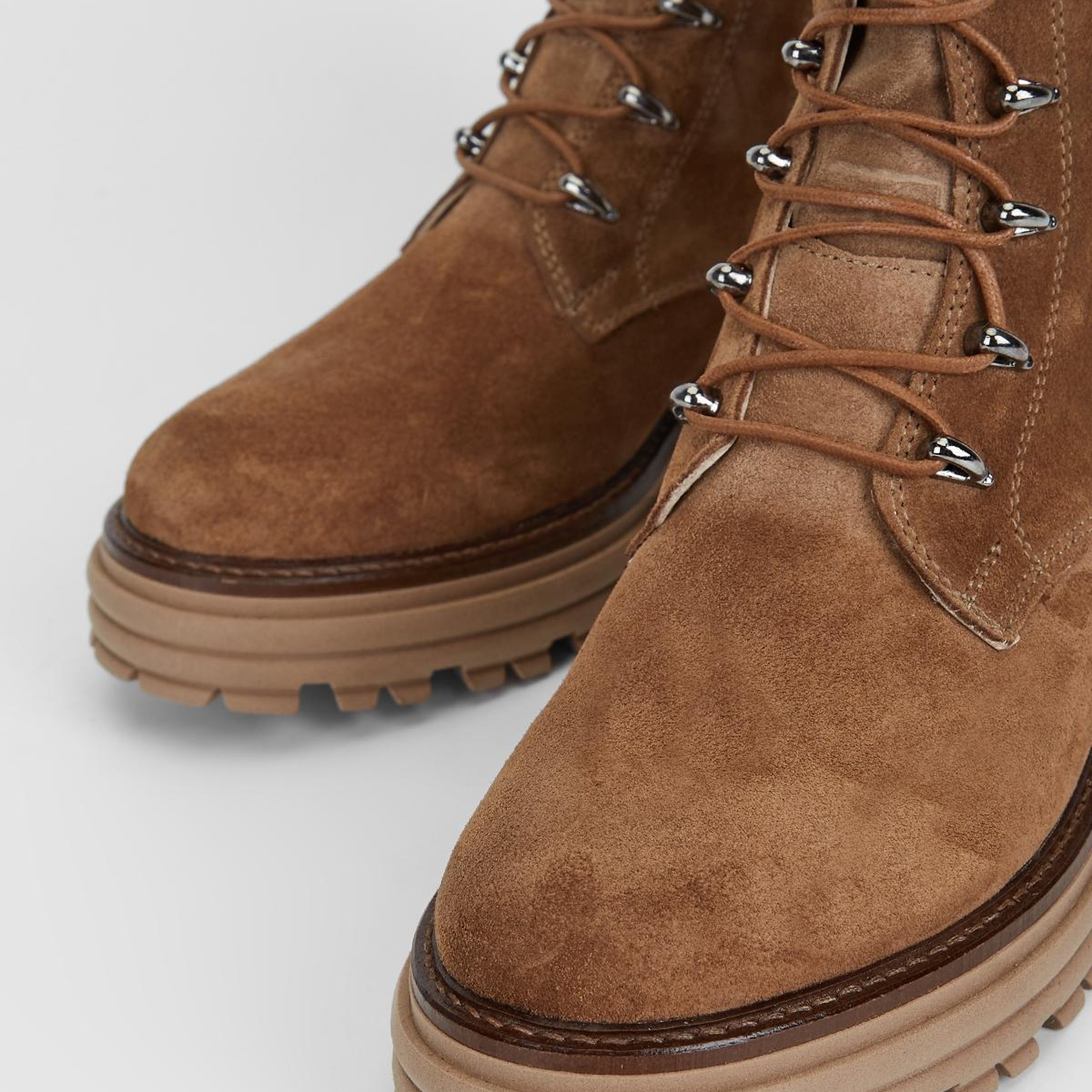 Valmenti Kadın Hakiki Deri Tütün Süet Düz Bot