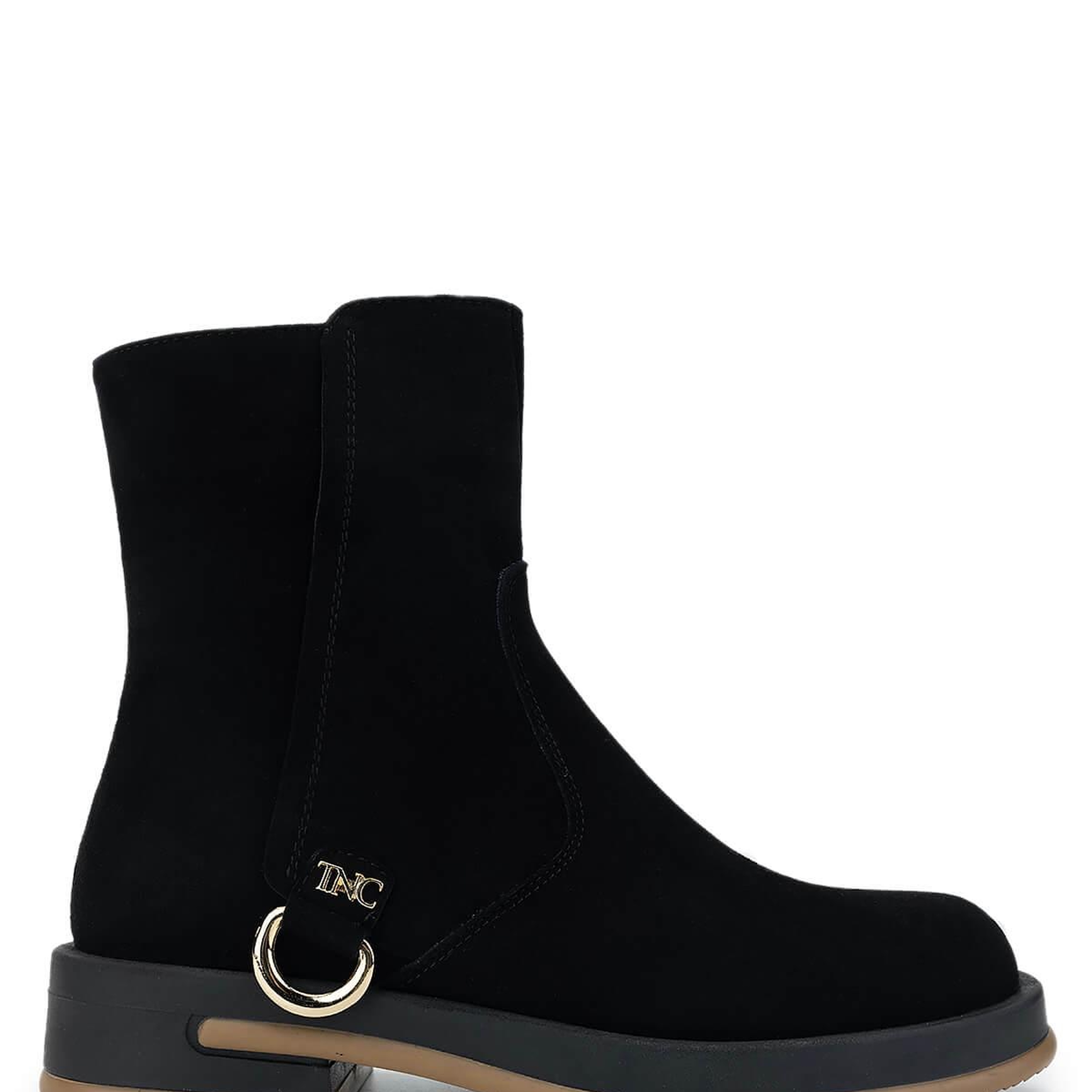 Tamer Tanca Kadın Hakiki Deri Siyah Süet Casual Bot