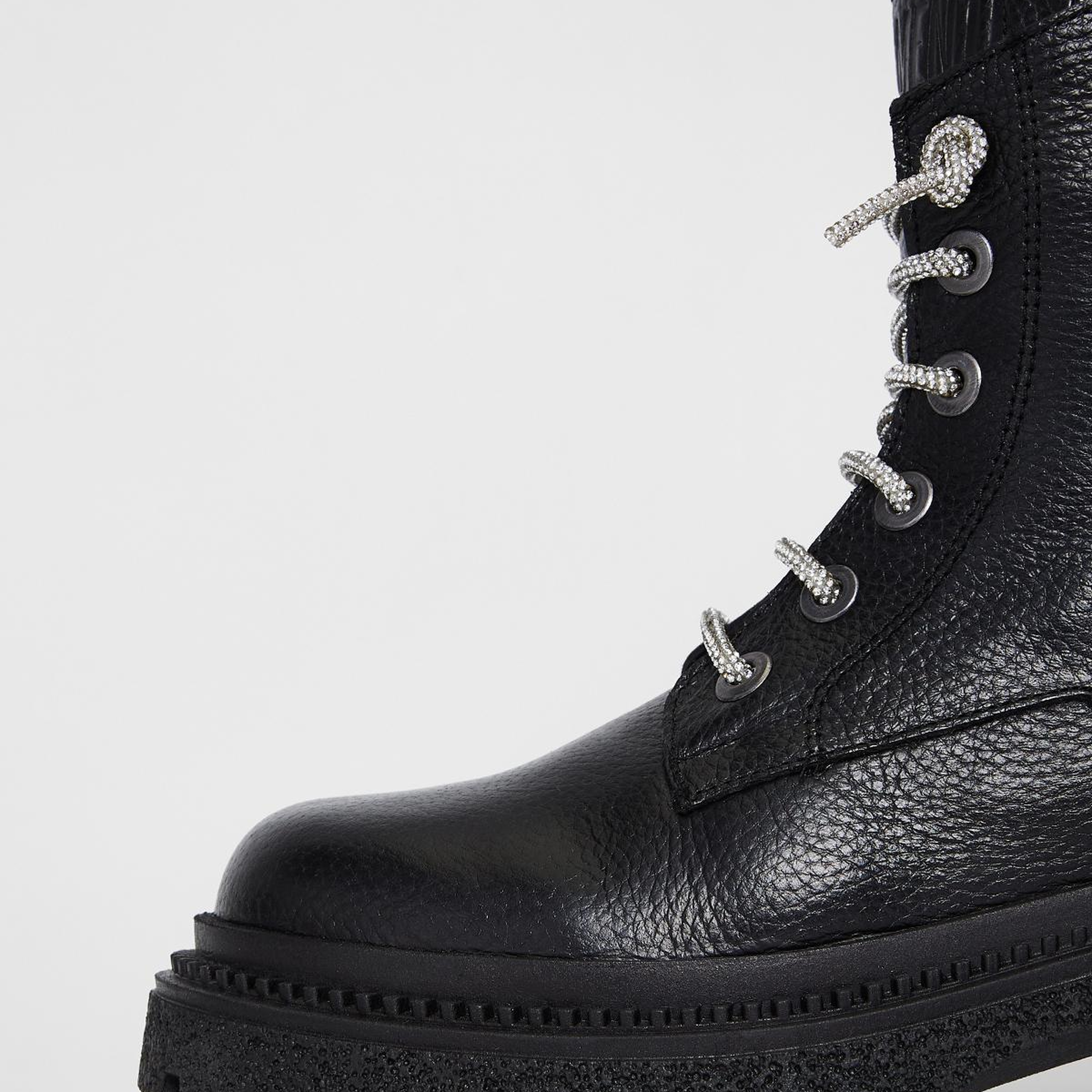 Valmenti Kadın Hakiki Deri Siyah Düz Bot