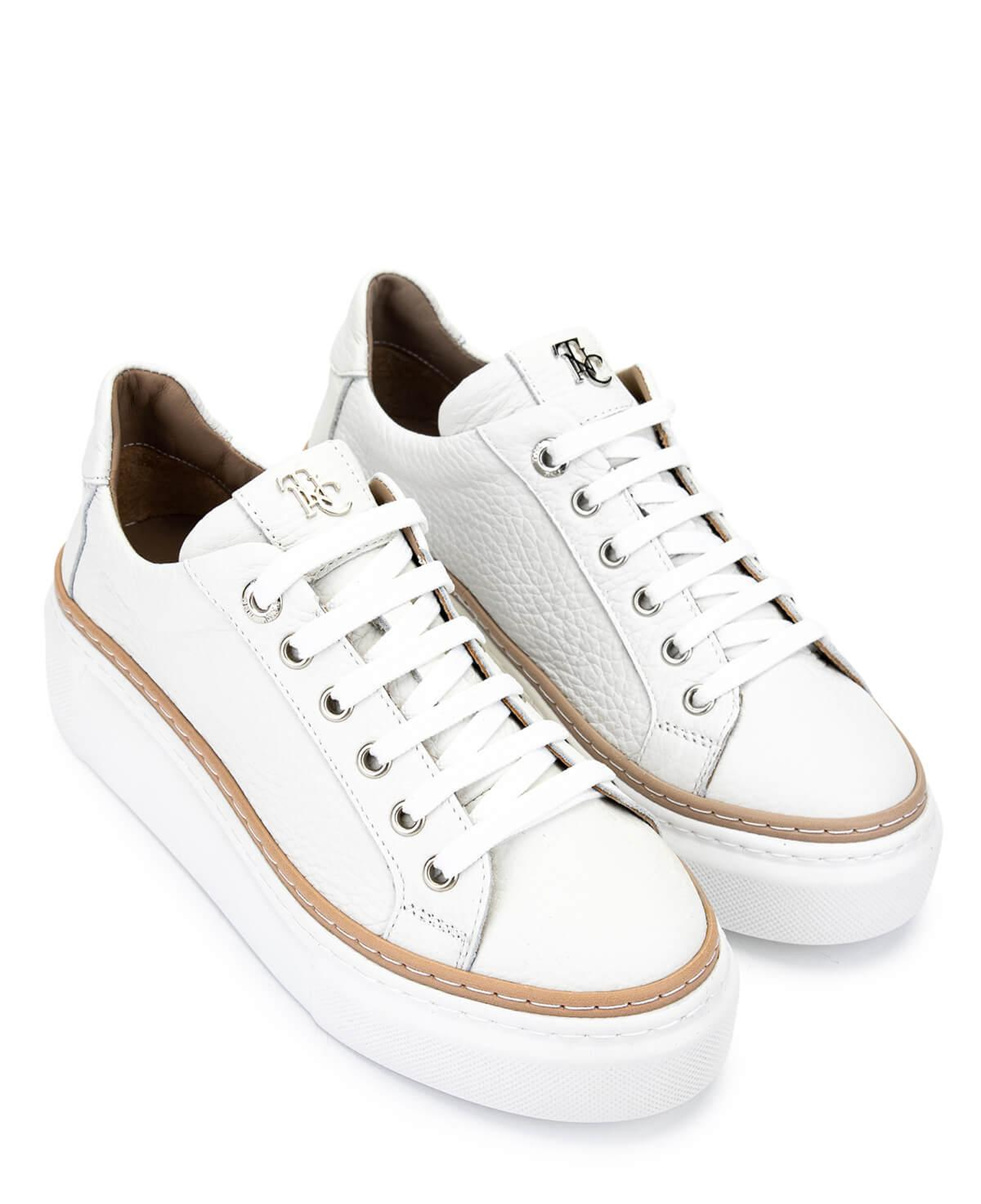 Tamer Tanca Kadın Hakiki Deri Beyaz Sneakers & Spor Ayakkabı