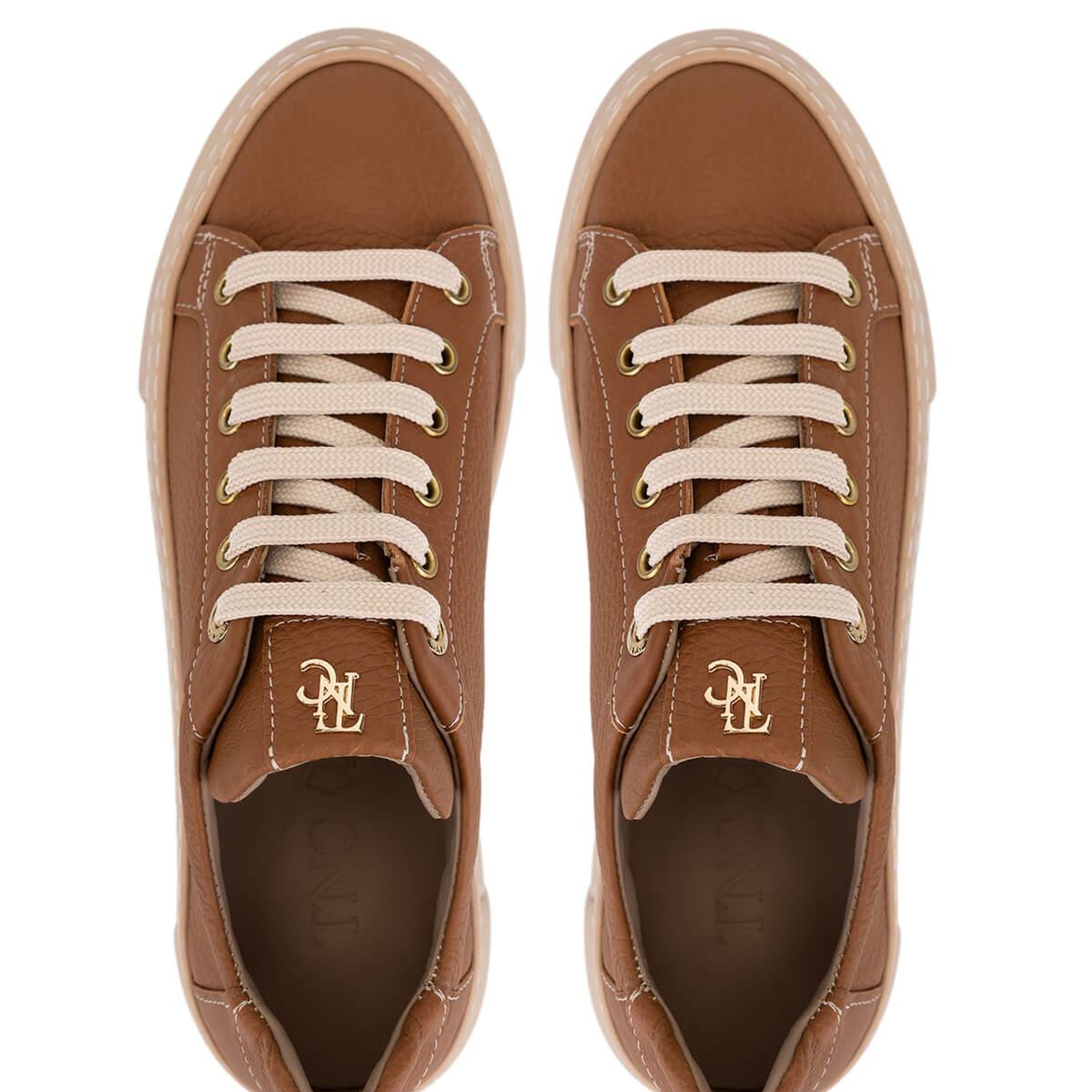 Tamer Tanca Kadın Hakiki Deri Taba Floter Sneakers & Spor Ayakkabı