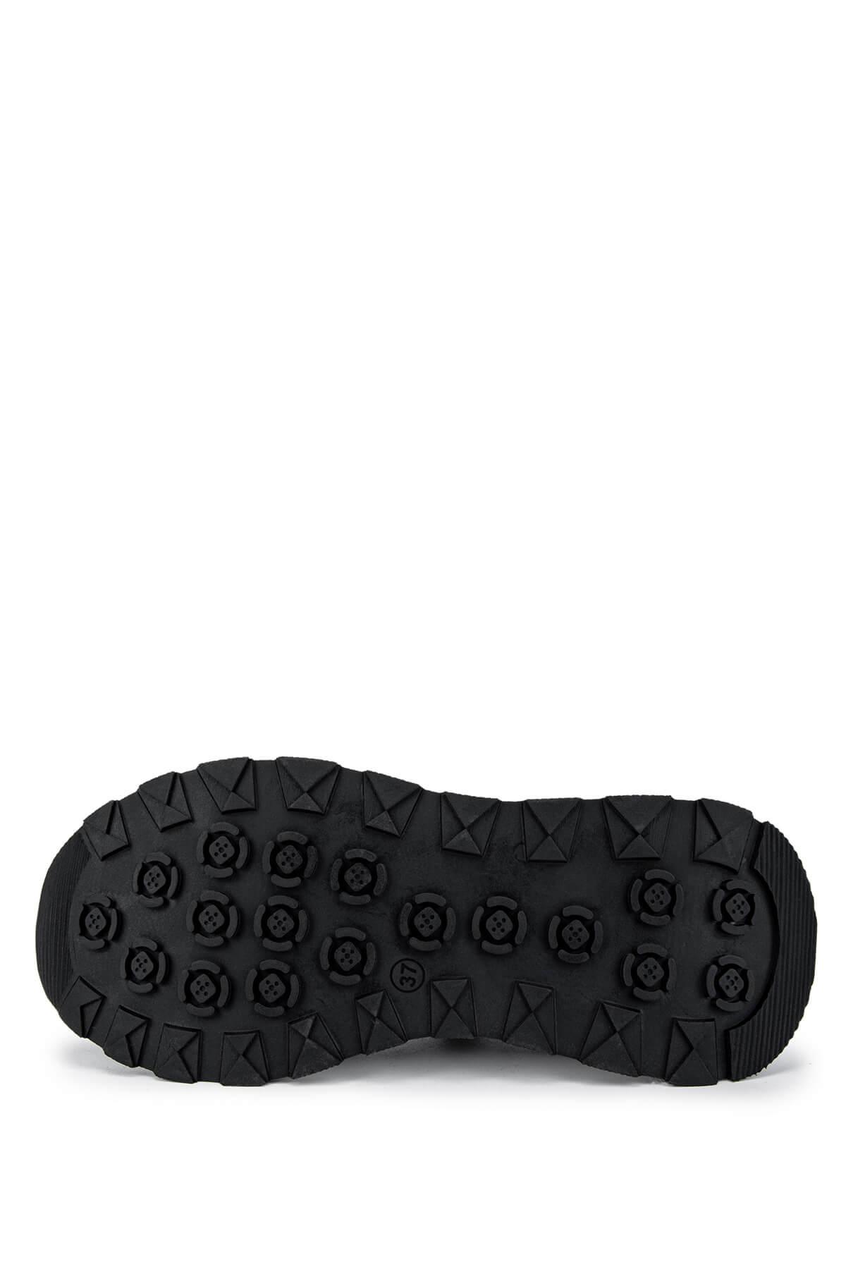 Tamer Tanca Kadın Deri/Tekstil Siyah Sneakers & Spor Ayakkabı