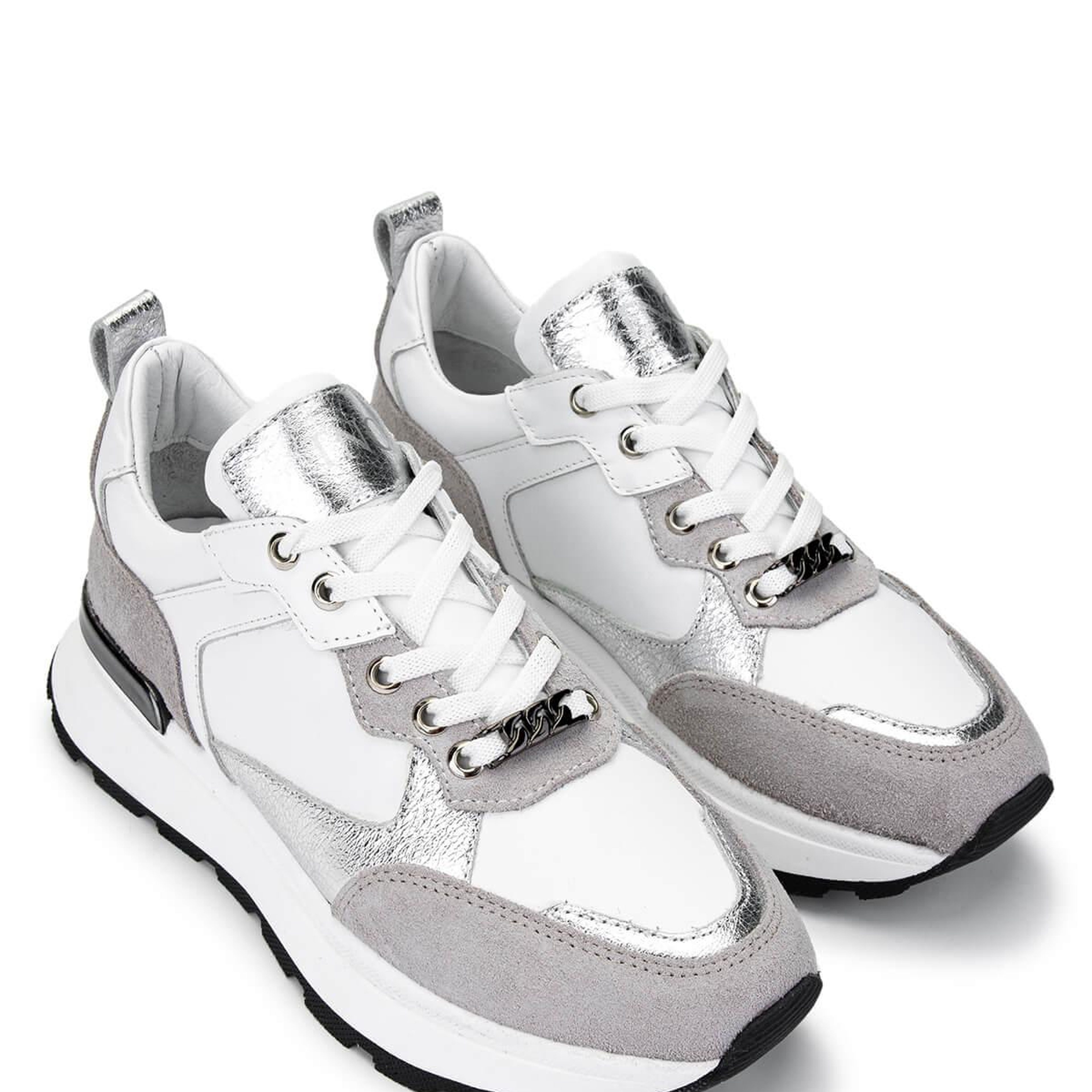 Tamer Tanca Kadın Hakiki Deri Gri Süet Sneakers & Spor Ayakkabı