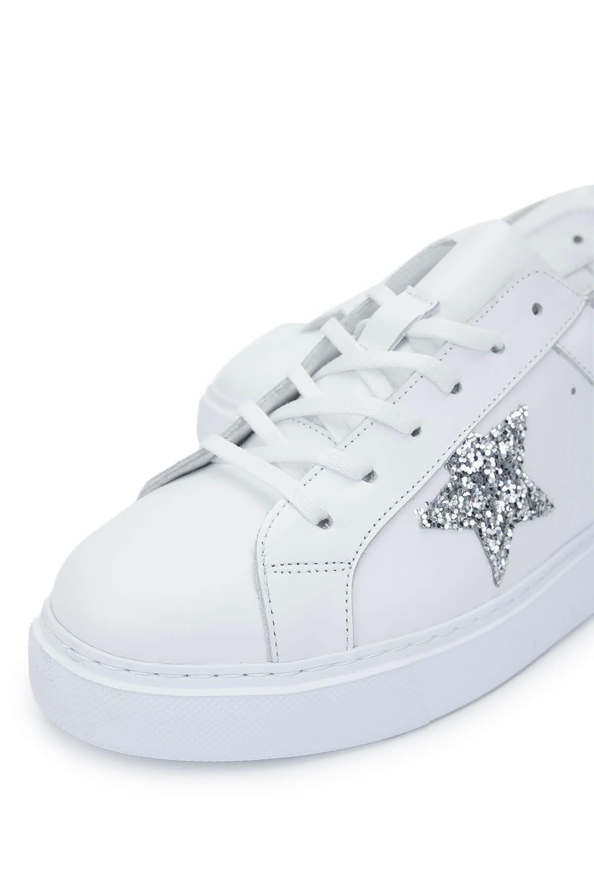 Tamer Tanca Kadın Hakiki Deri Beyaz Sneakers & Spor Ayakkabı