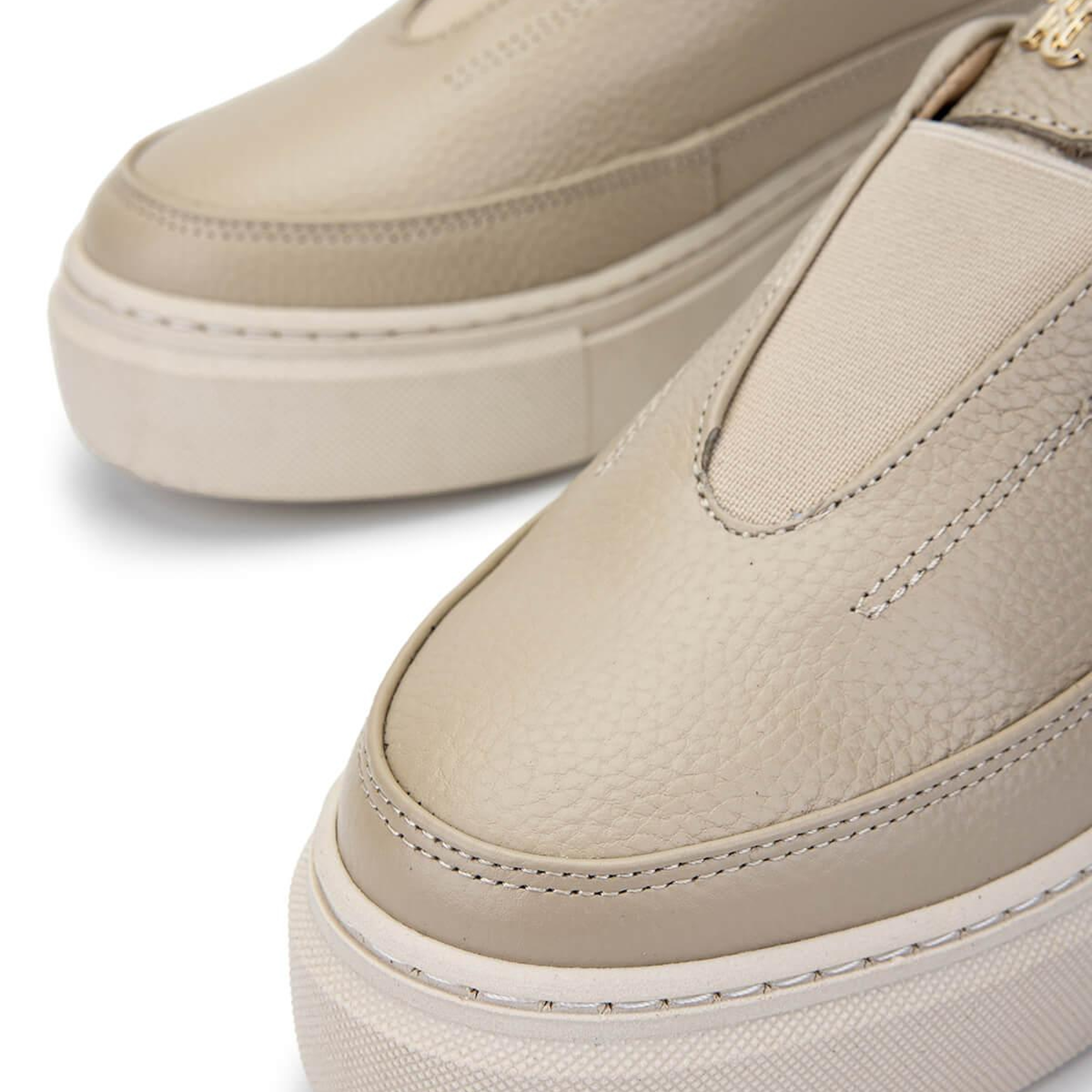 Tamer Tanca Kadın Hakiki Deri Bej Sneakers & Spor Ayakkabı