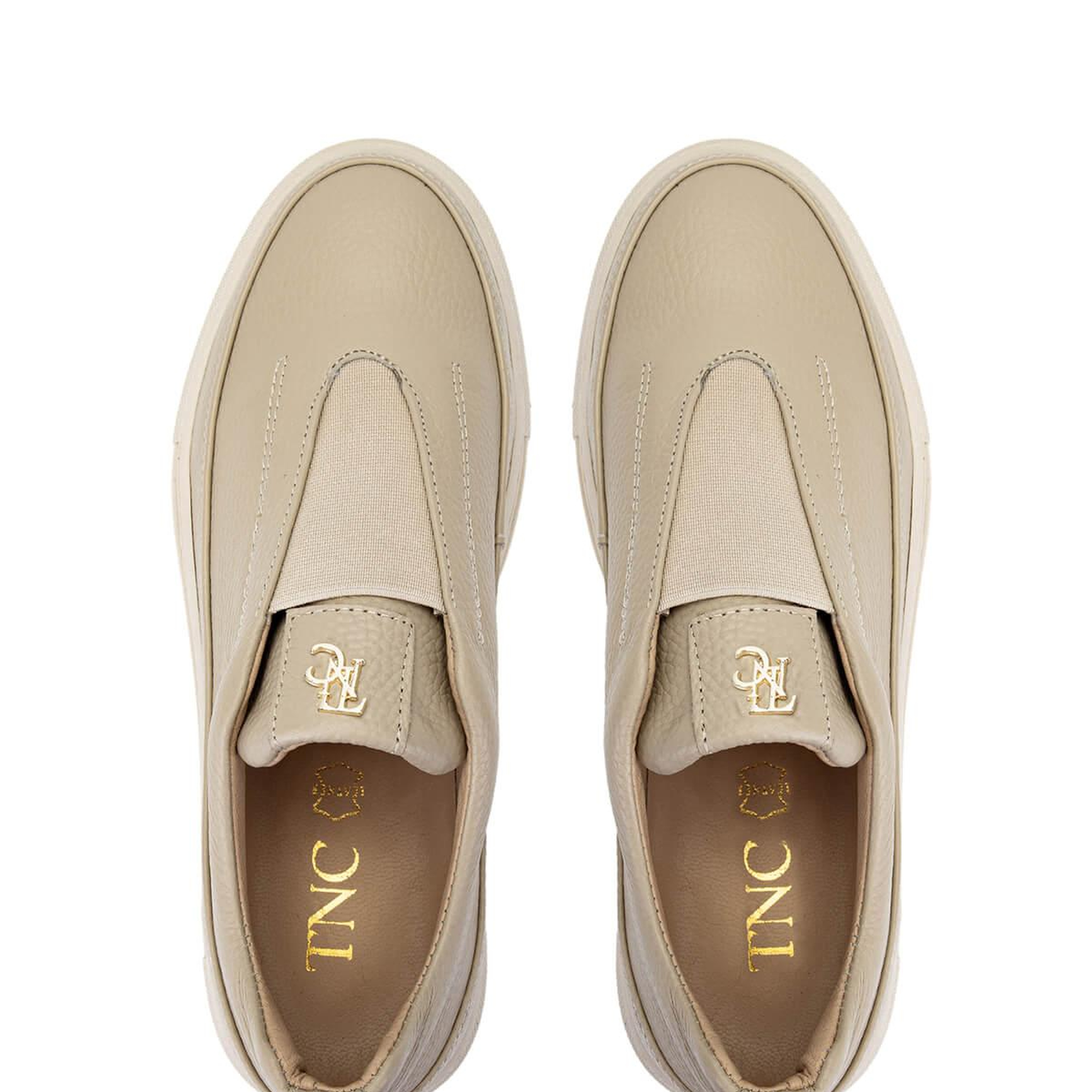 Tamer Tanca Kadın Hakiki Deri Bej Sneakers & Spor Ayakkabı