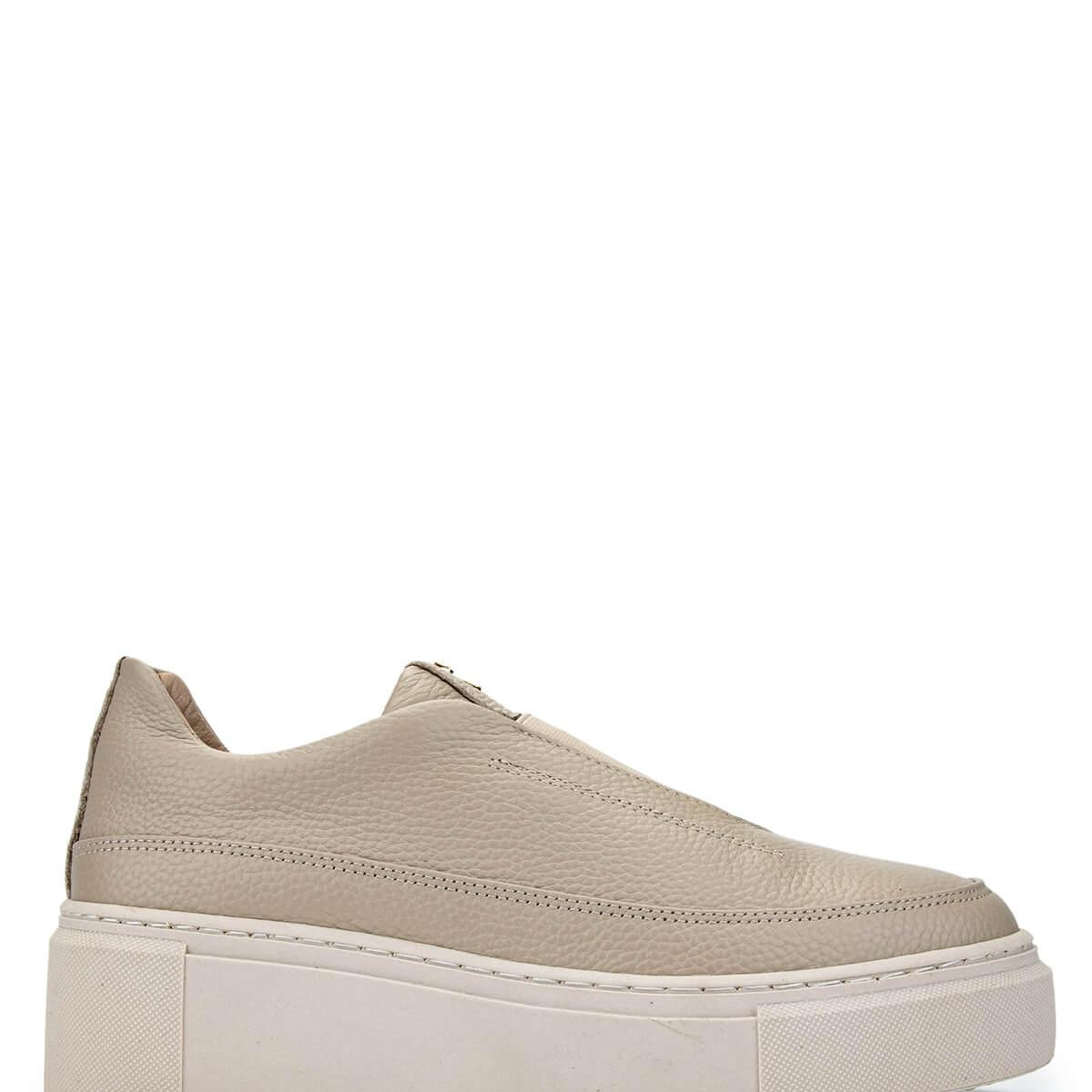 Tamer Tanca Kadın Hakiki Deri Bej Sneakers & Spor Ayakkabı