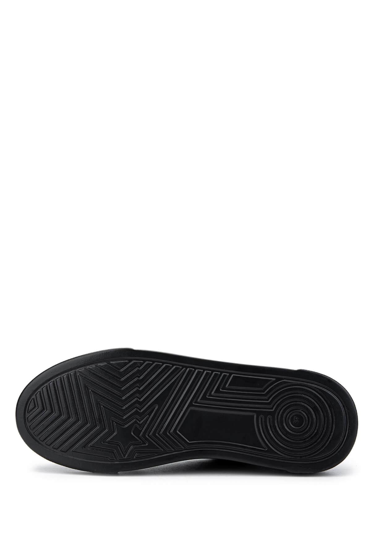 Tamer Tanca Kadın Hakiki Deri Siyah Sneakers & Spor Ayakkabı