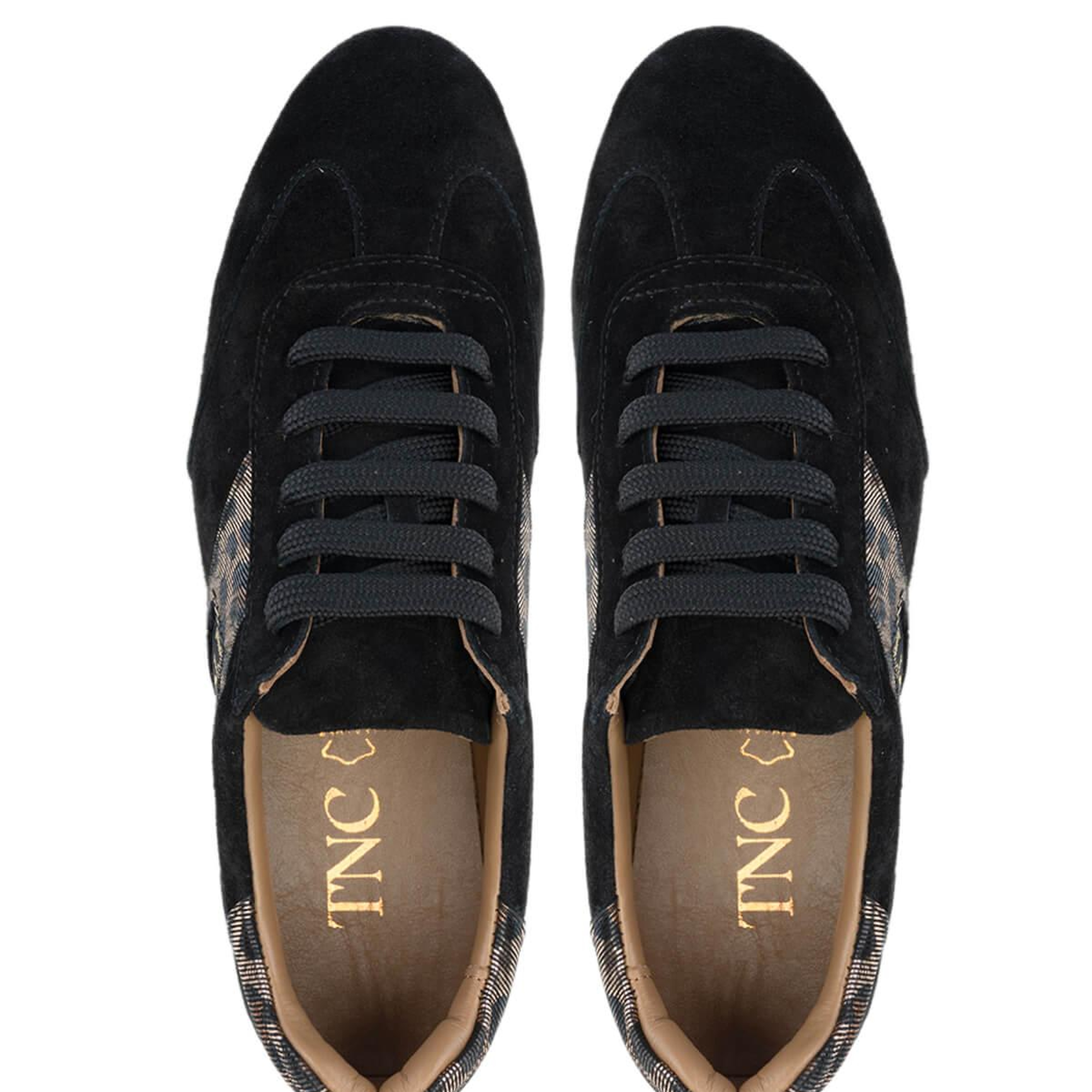 Tamer Tanca Kadın Hakiki Deri Siyah Sneakers & Spor Ayakkabı