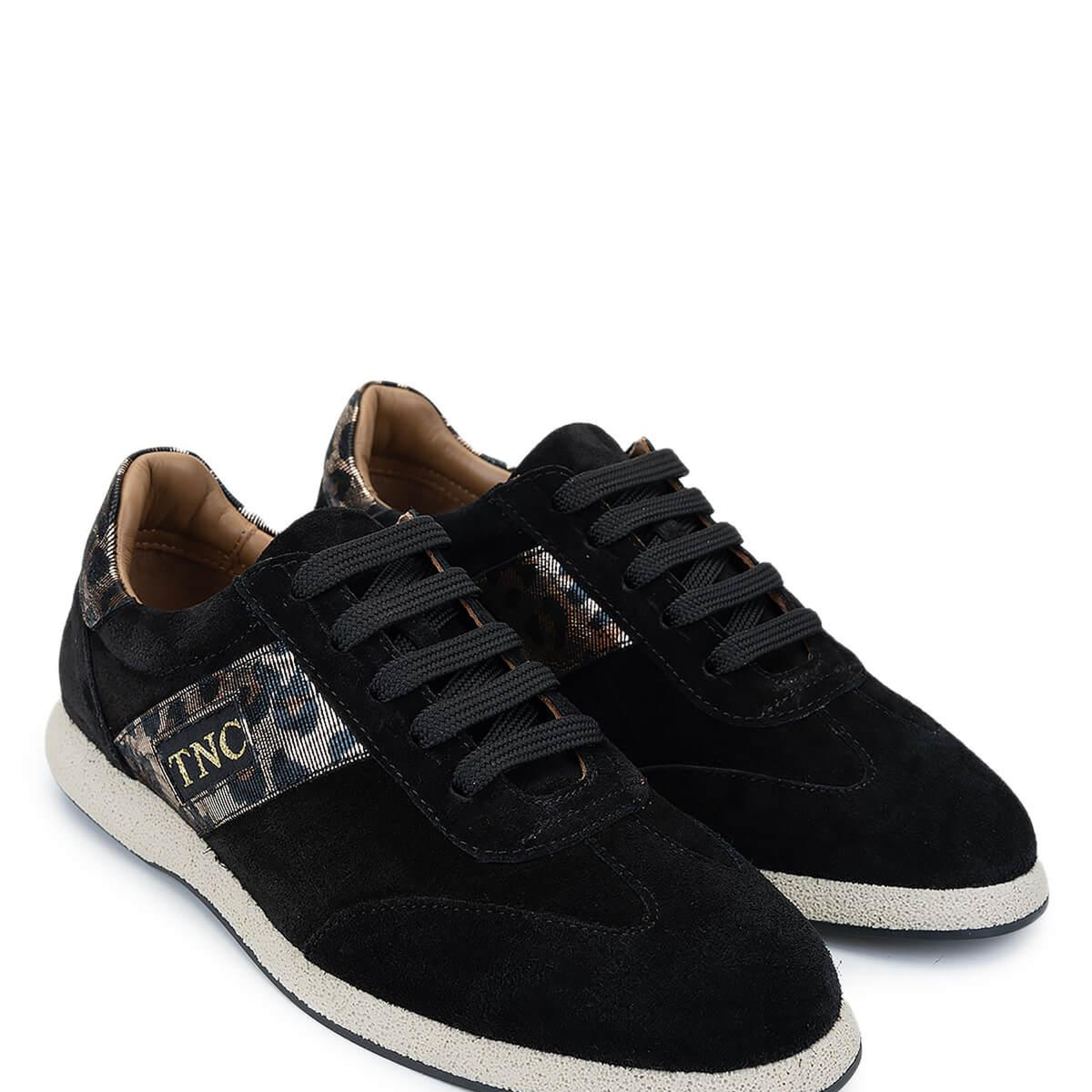 Tamer Tanca Kadın Hakiki Deri Siyah Sneakers & Spor Ayakkabı