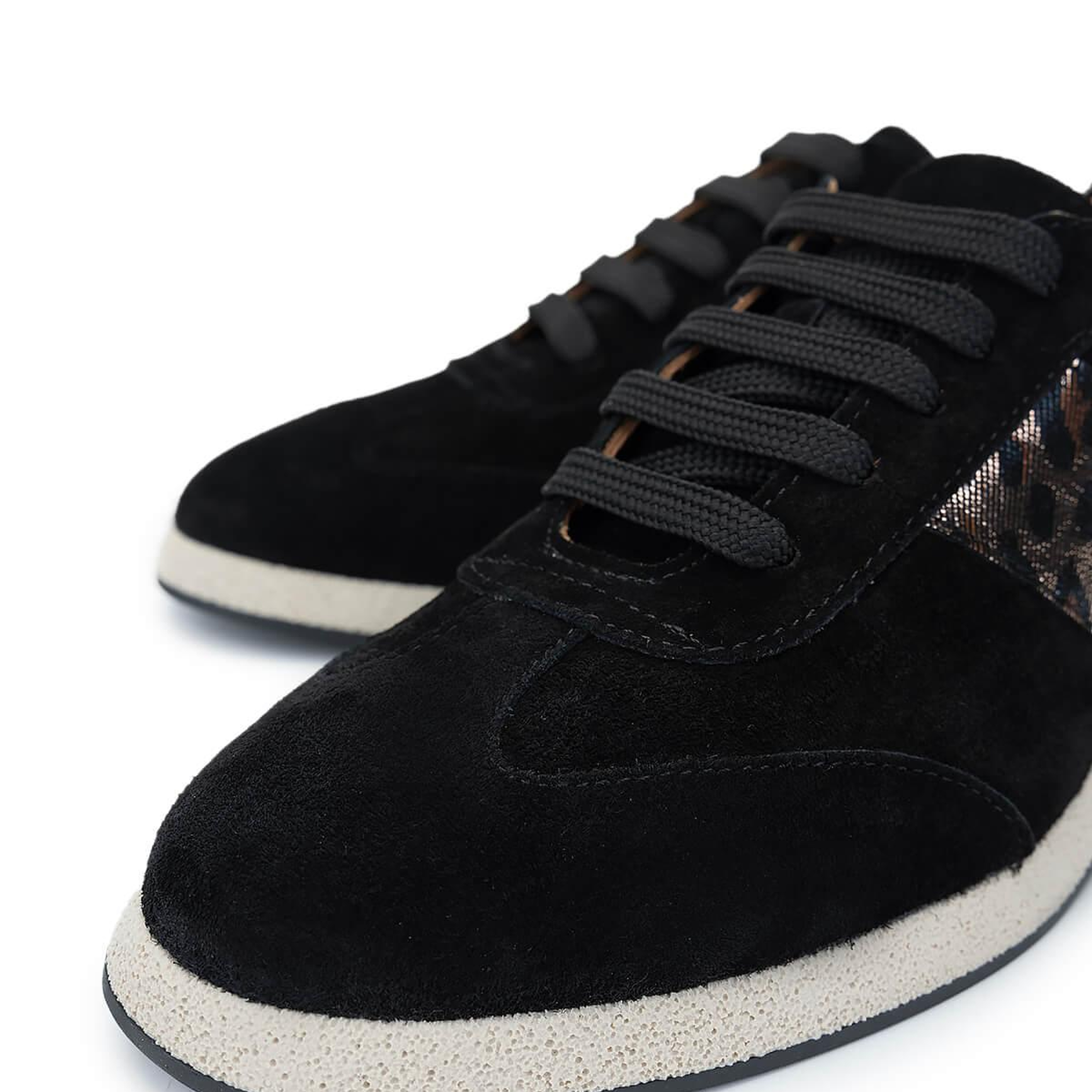 Tamer Tanca Kadın Hakiki Deri Siyah Sneakers & Spor Ayakkabı