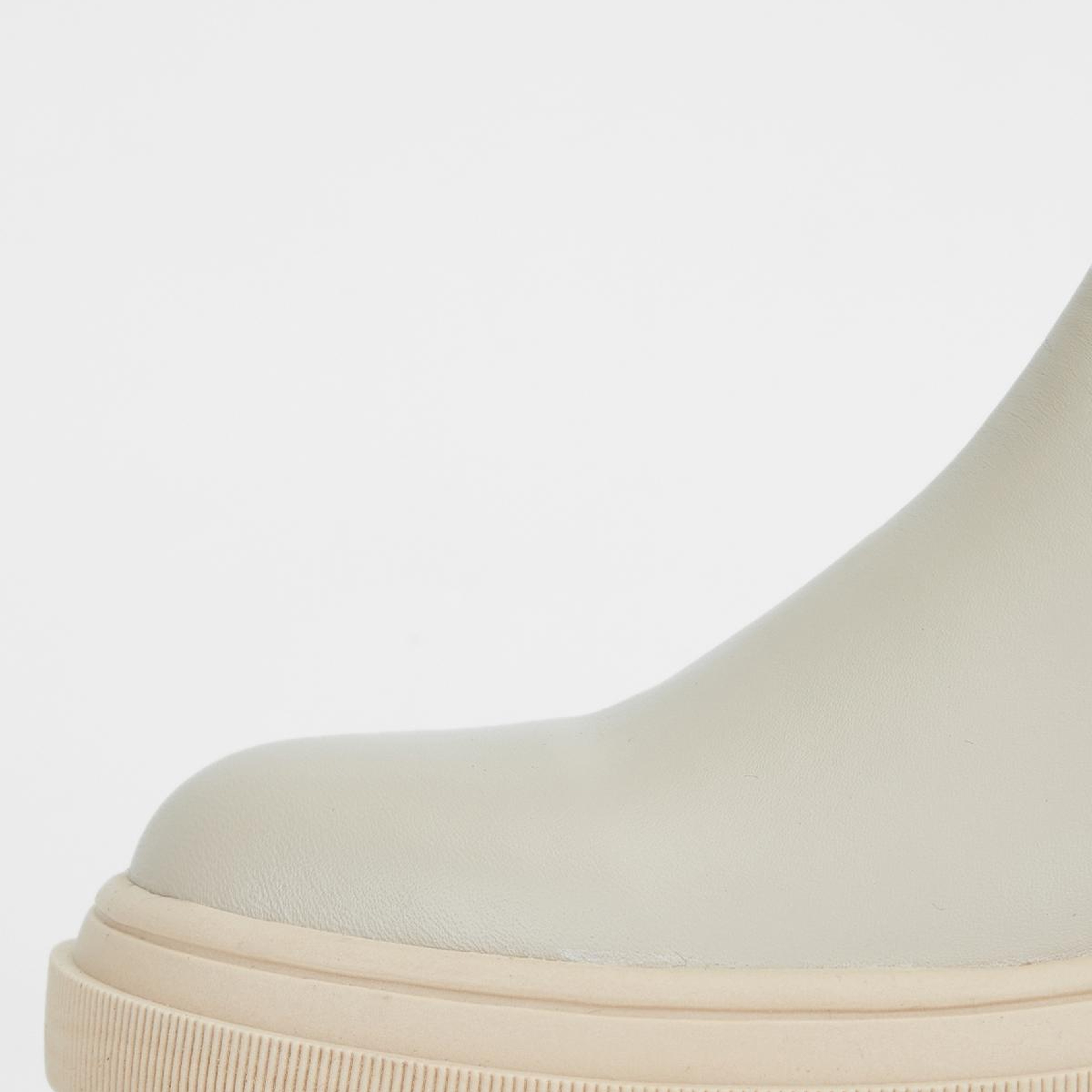 Valmenti Kadın Hakiki Deri Bej Düz Bot