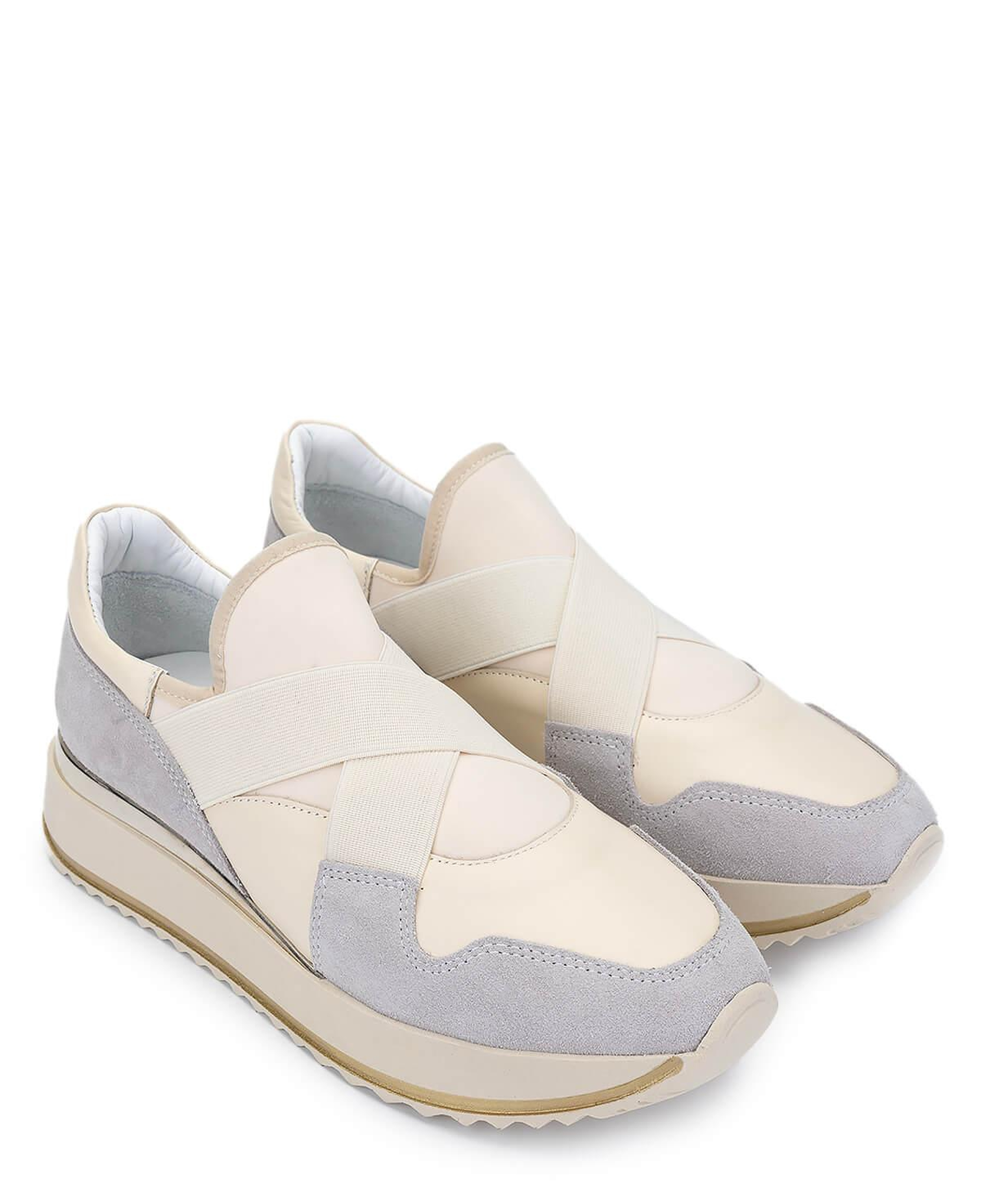 Tamer Tanca Kadın Hakiki Deri Bej Sneakers & Spor Ayakkabı