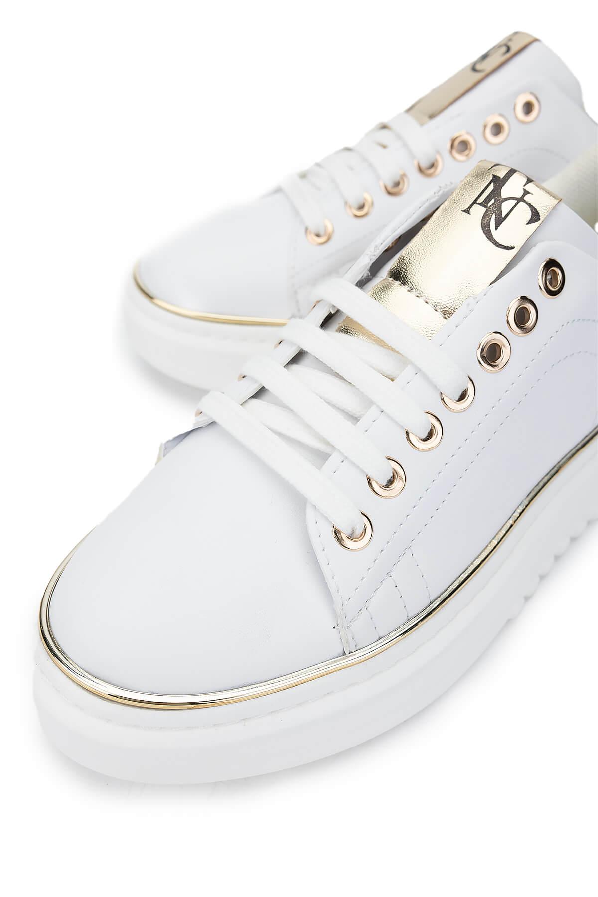 Tamer Tanca Kadın Vegan Beyaz Sneakers & Spor Ayakkabı