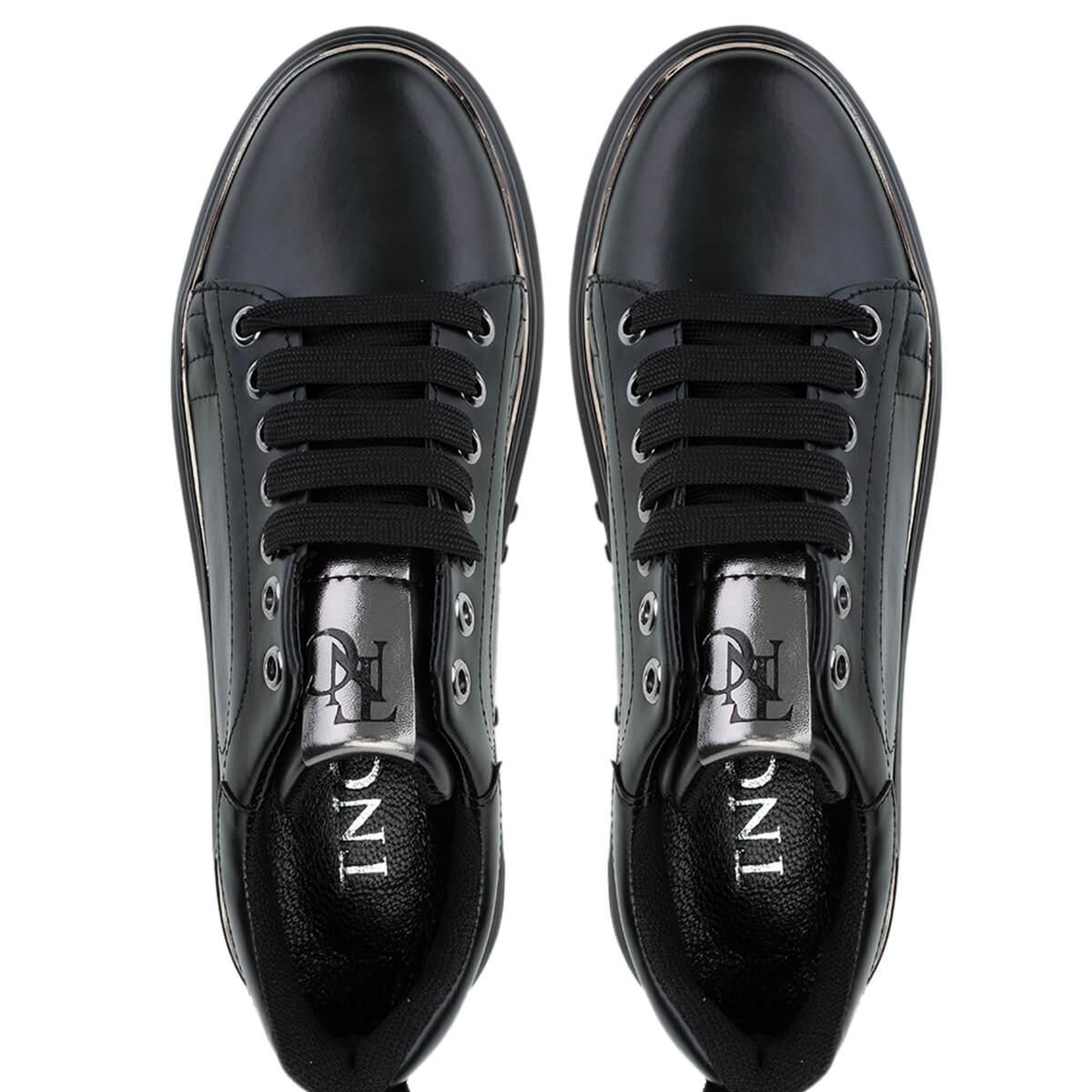 Tamer Tanca Kadın Vegan Siyah Sneakers & Spor Ayakkabı