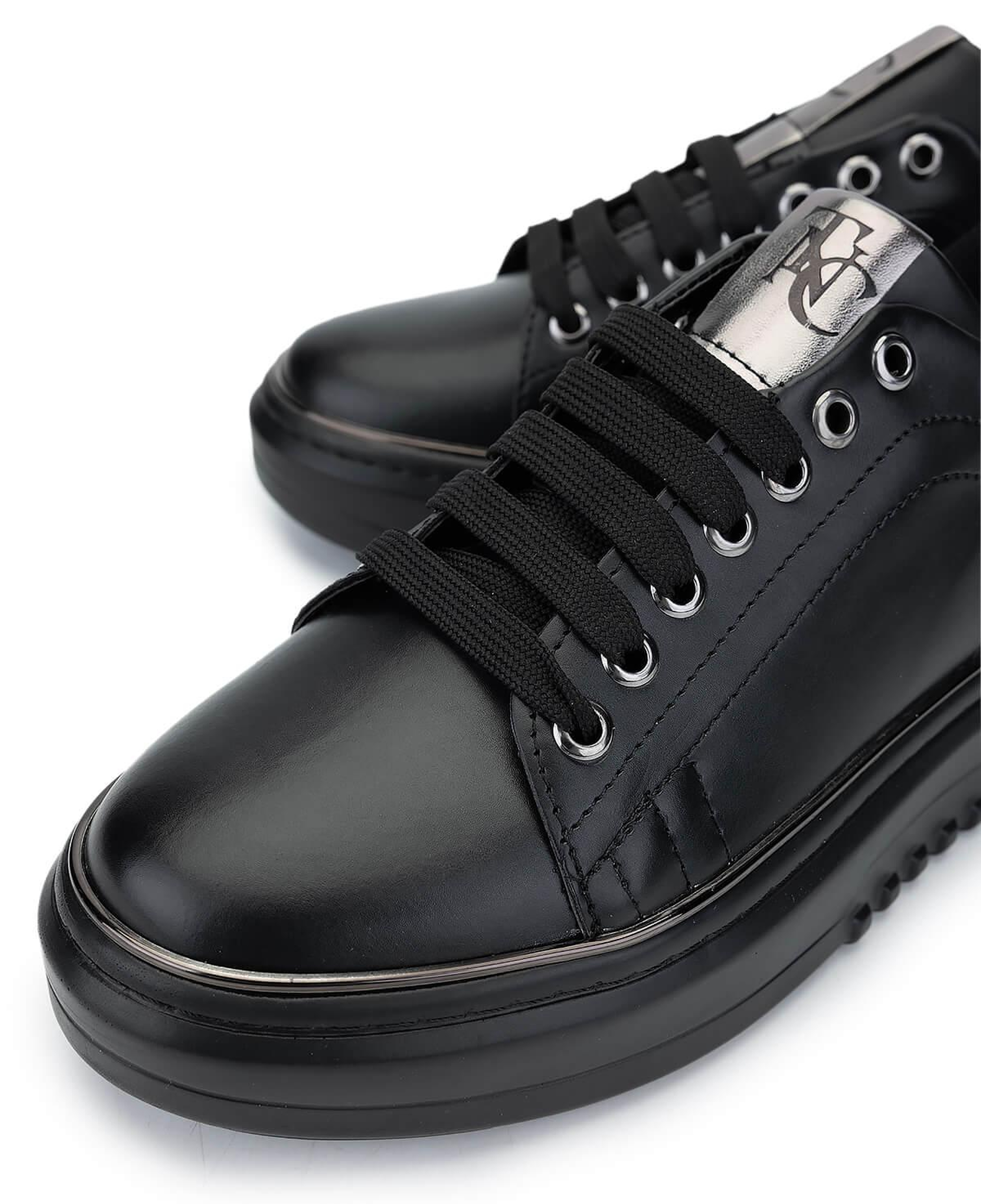 Tamer Tanca Kadın Vegan Siyah Sneakers & Spor Ayakkabı