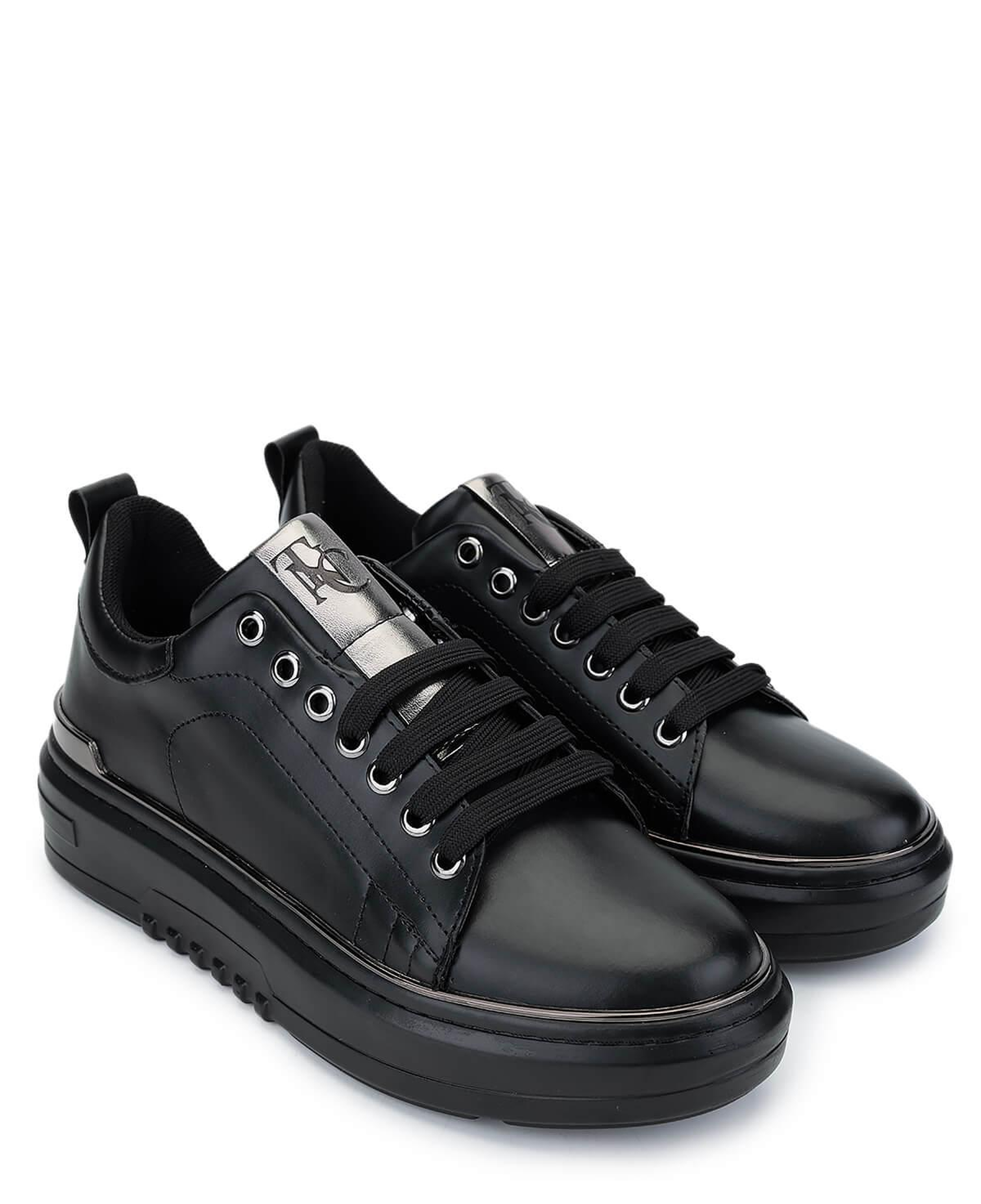 Tamer Tanca Kadın Vegan Siyah Sneakers & Spor Ayakkabı