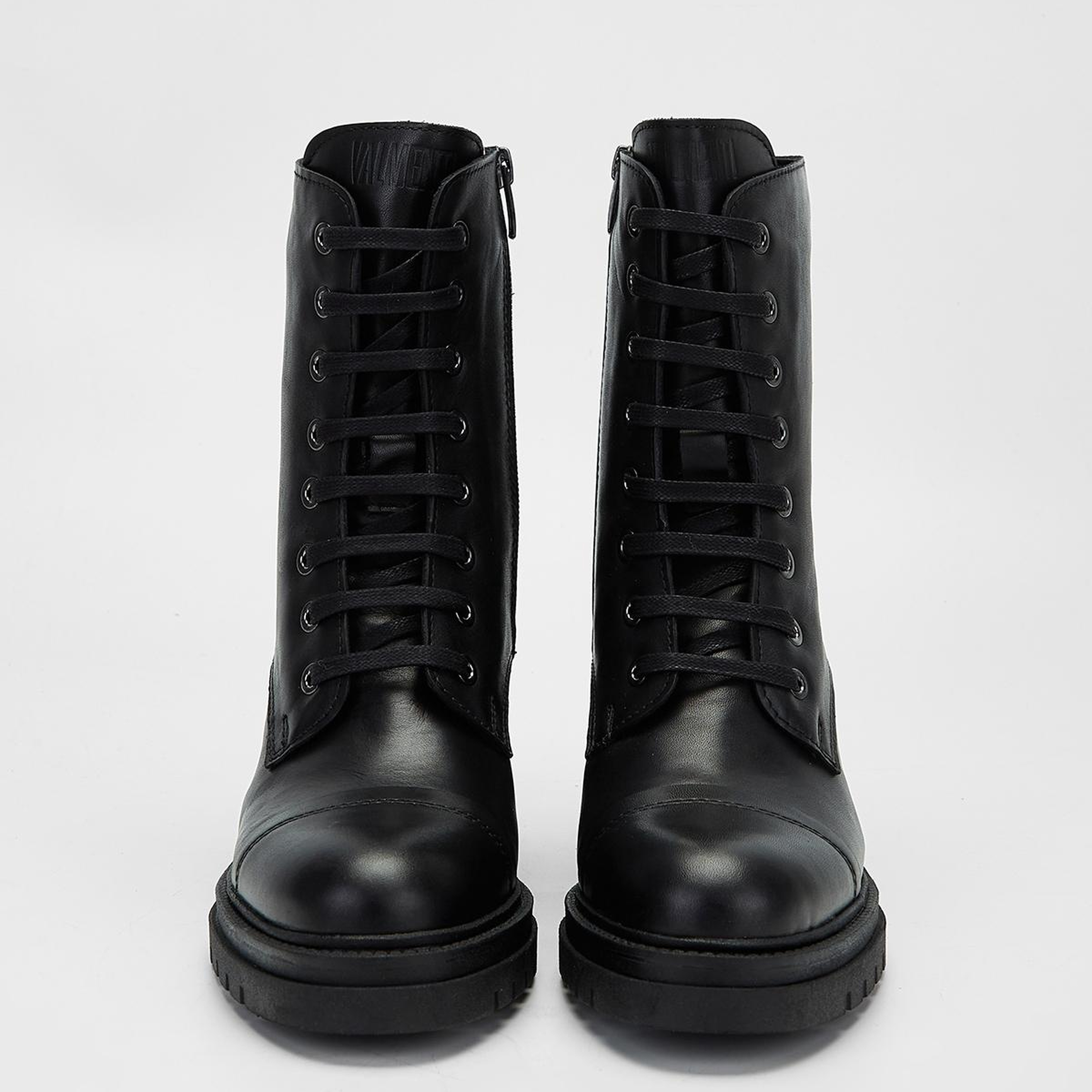 Valmenti Kadın Hakiki Deri Siyah Topuklu Bot