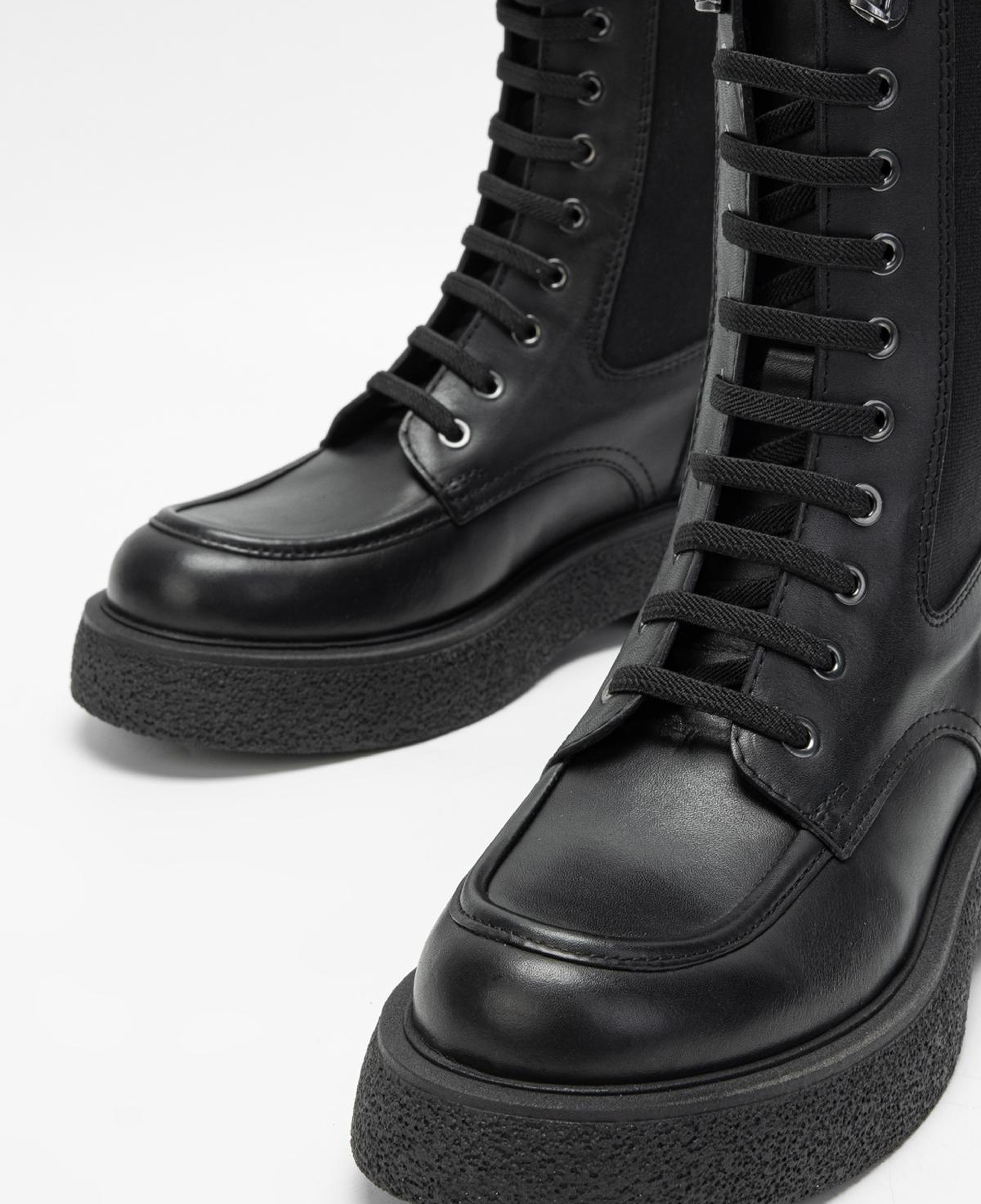 Valmenti Kadın Hakiki Deri Siyah Düz Bot