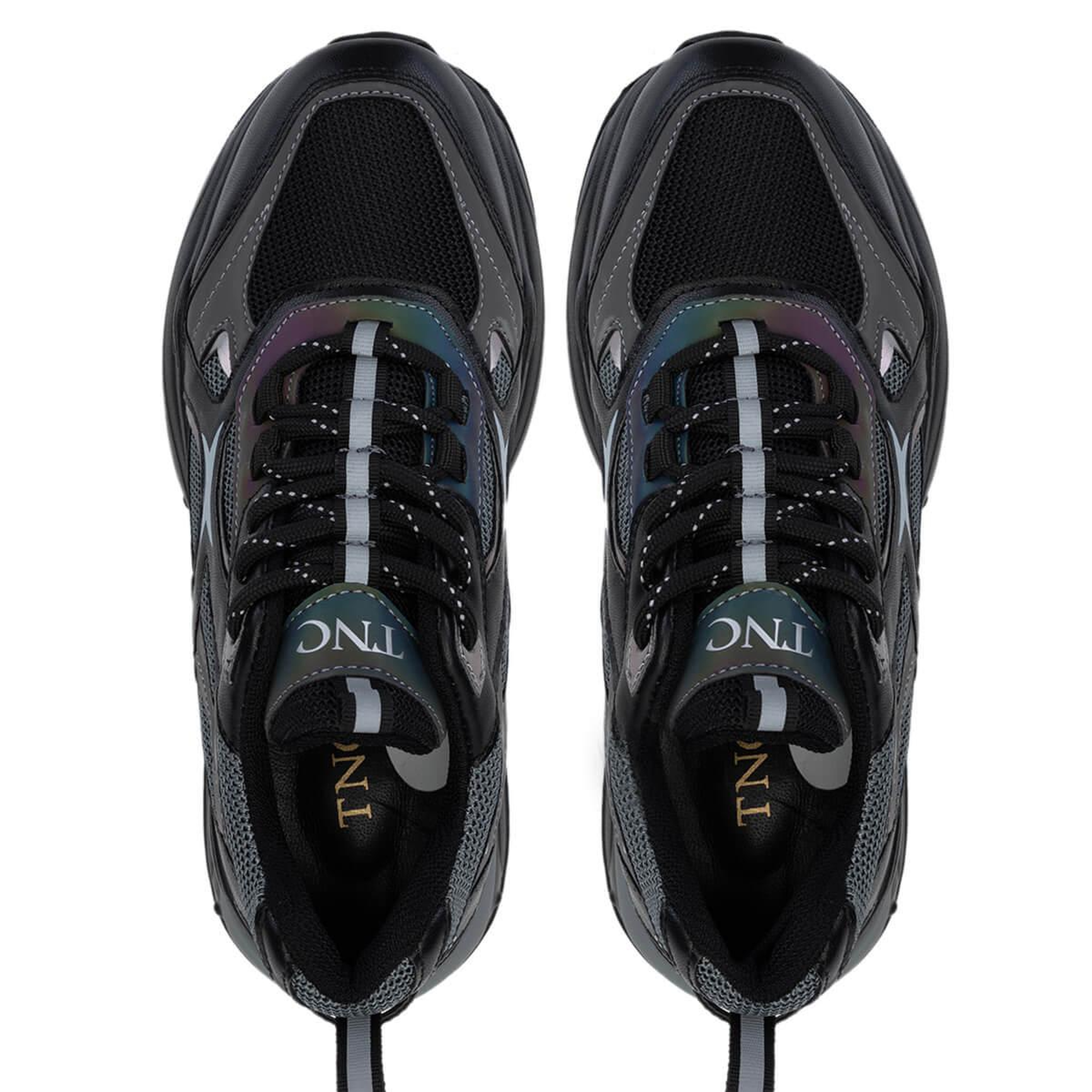 Tamer Tanca Kadın Tekstil/Vegan Siyah Sneakers & Spor Ayakkabı