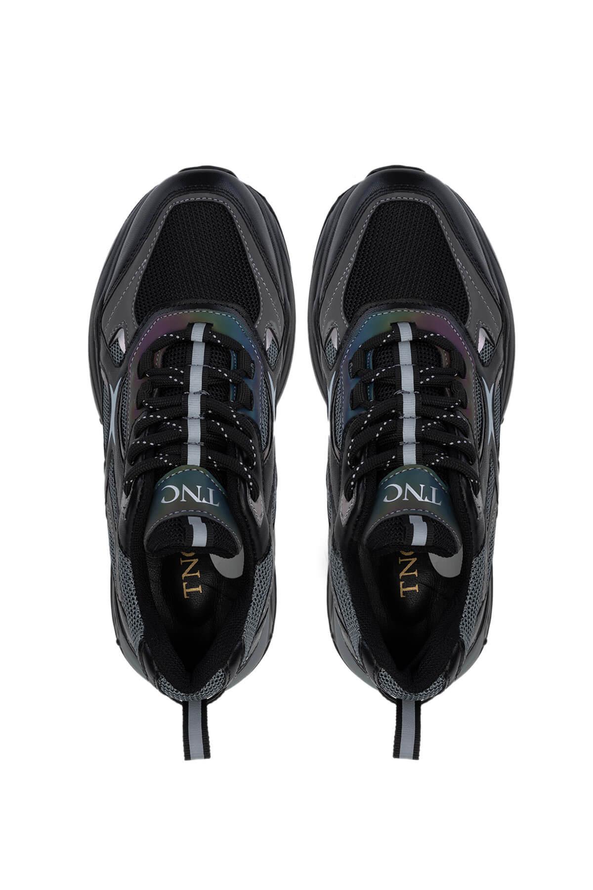 Tamer Tanca Kadın Tekstil/Vegan Siyah Sneakers & Spor Ayakkabı