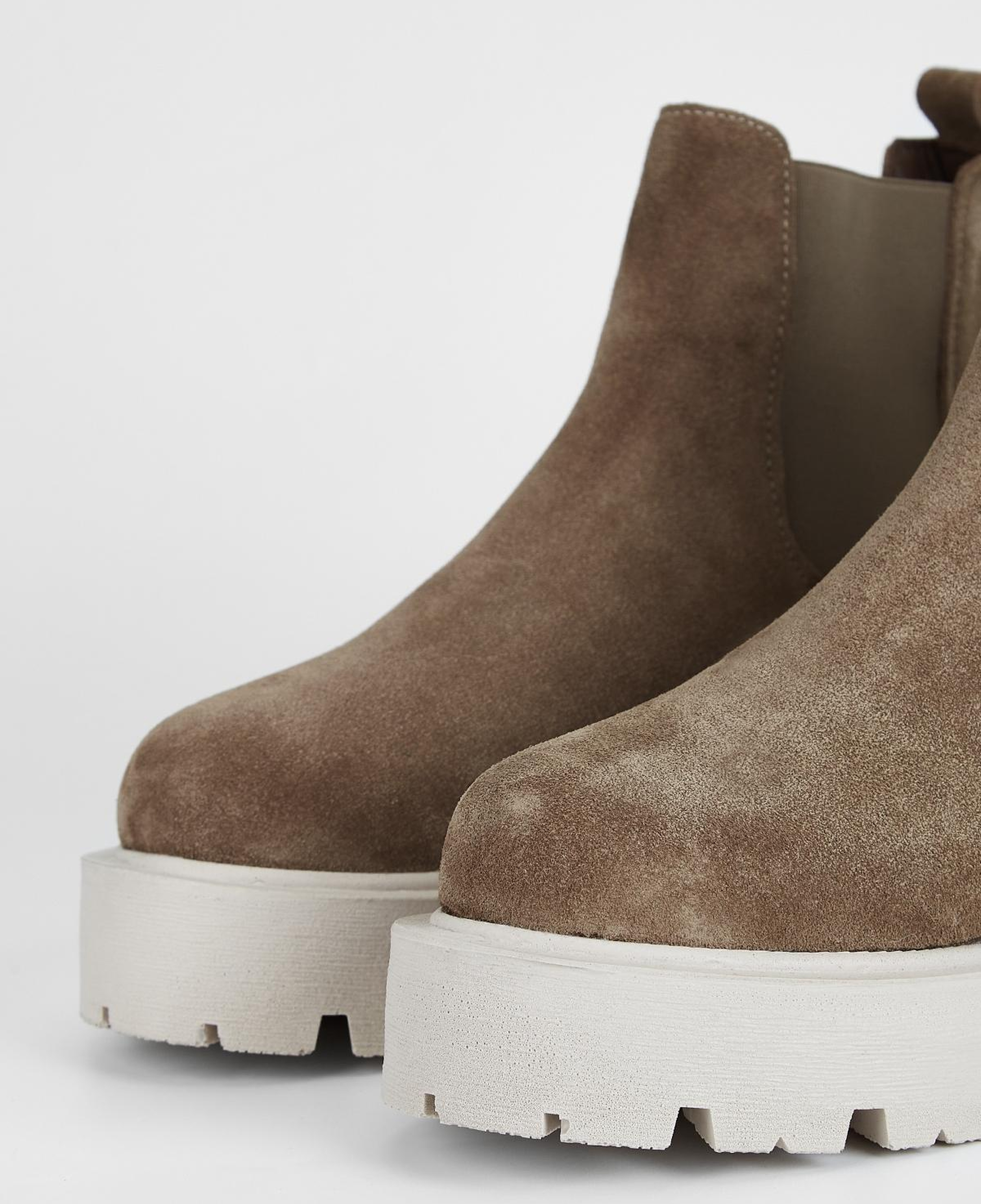 Valmenti Kadın Hakiki Deri Vizon Süet Düz Bot