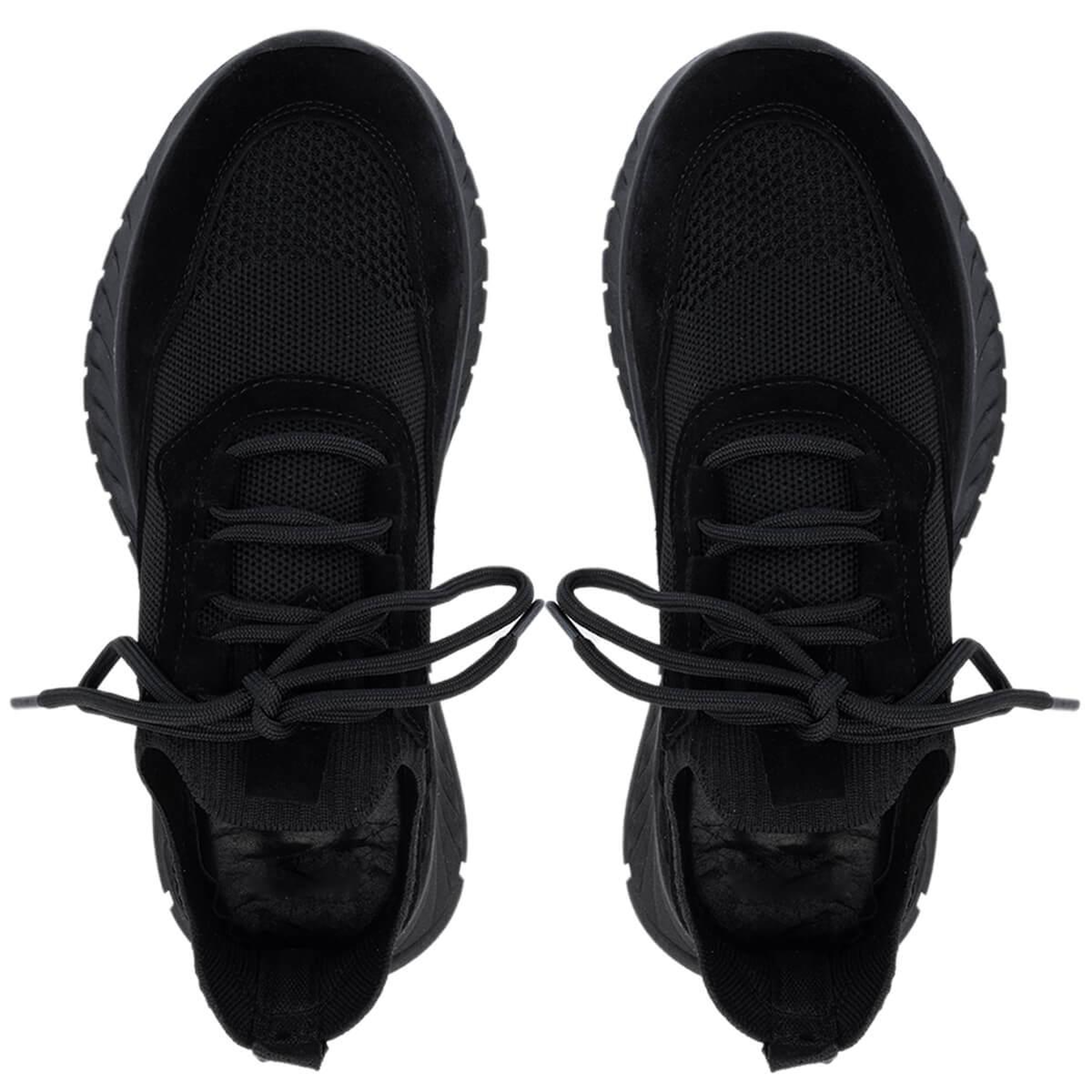 Tamer Tanca Kadın Deri & Tekstil Siyah Süet Sneakers & Spor Ayakkabı