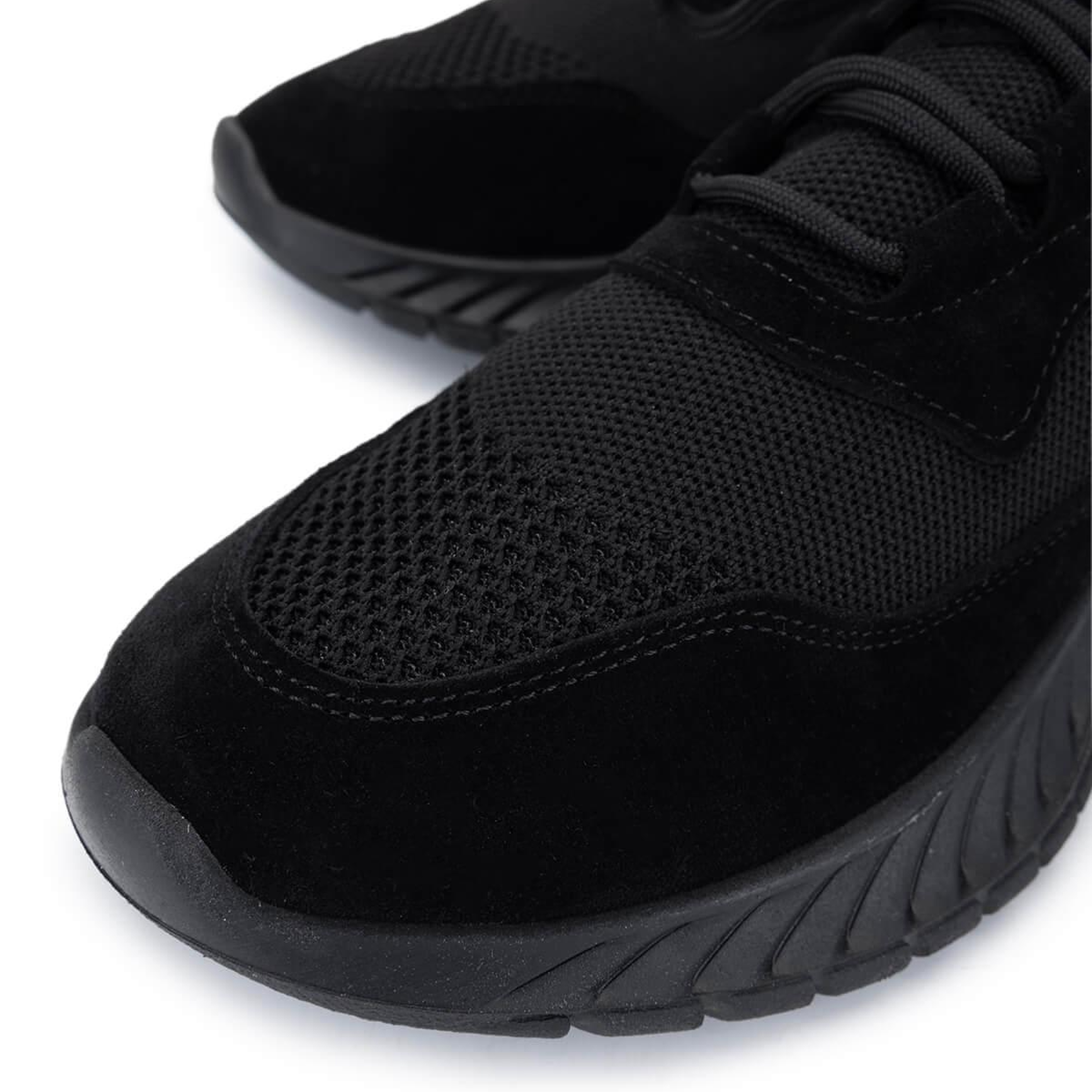 Tamer Tanca Kadın Deri & Tekstil Siyah Süet Sneakers & Spor Ayakkabı