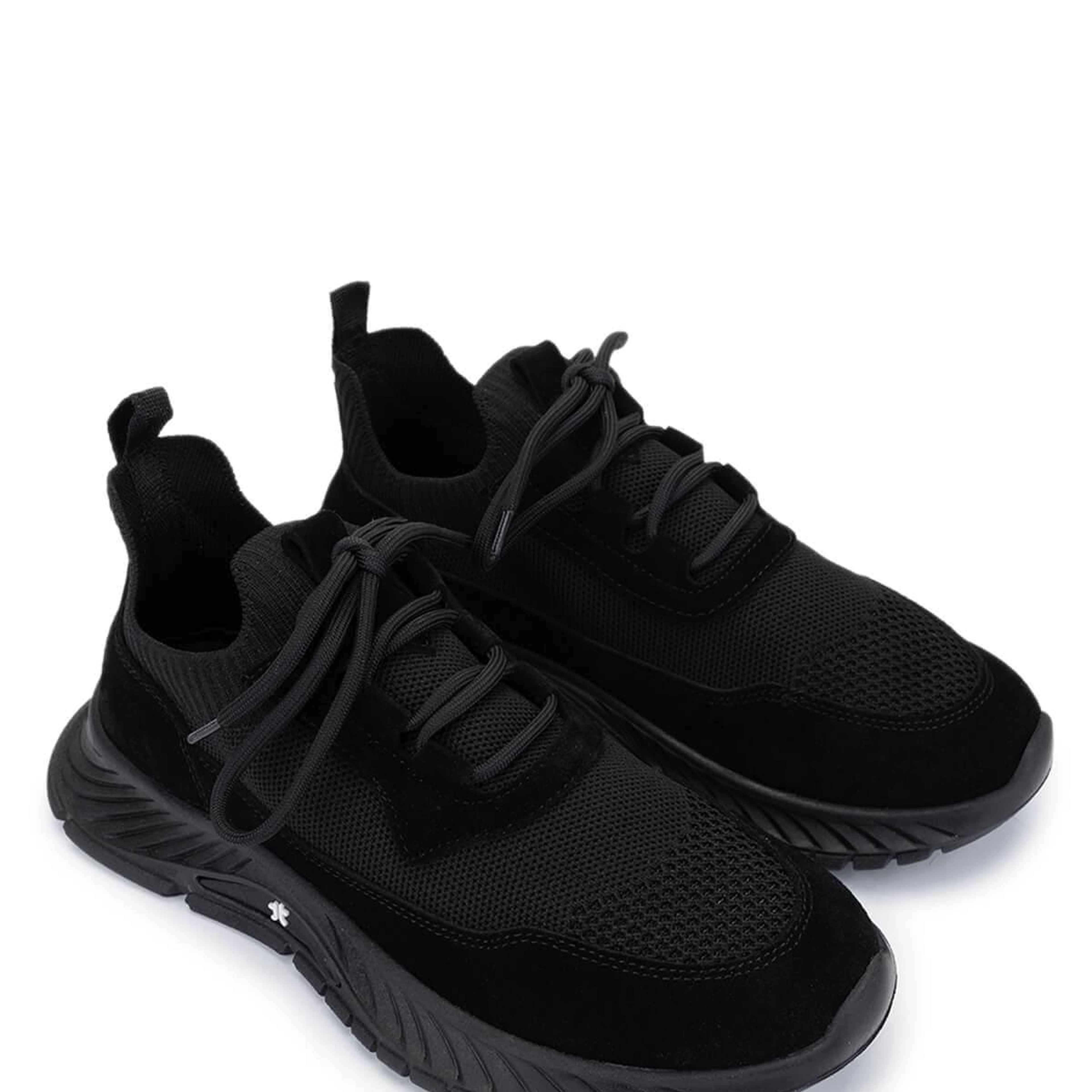 Tamer Tanca Kadın Deri & Tekstil Siyah Süet Sneakers & Spor Ayakkabı