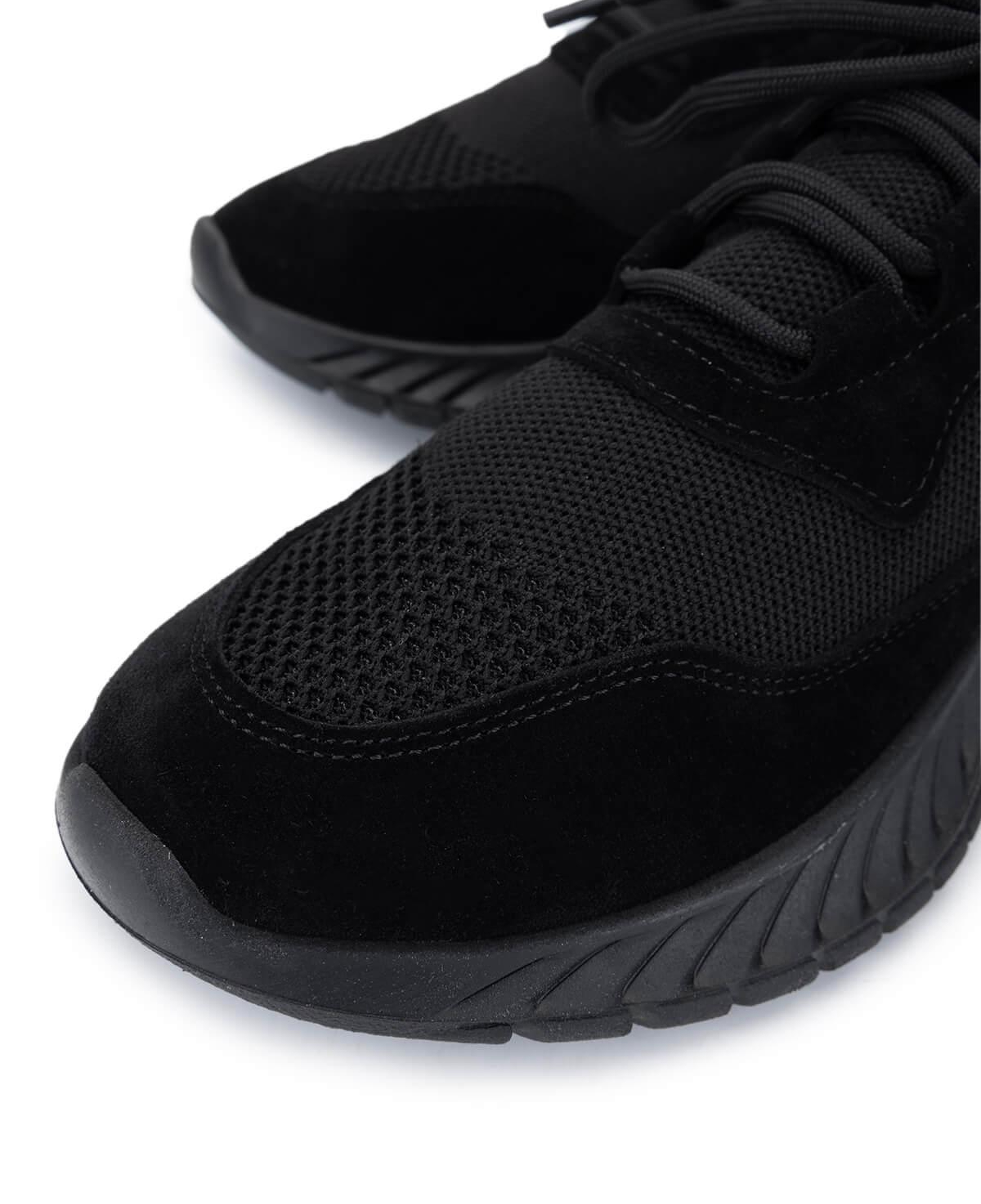 Tamer Tanca Kadın Deri & Tekstil Siyah Süet Sneakers & Spor Ayakkabı