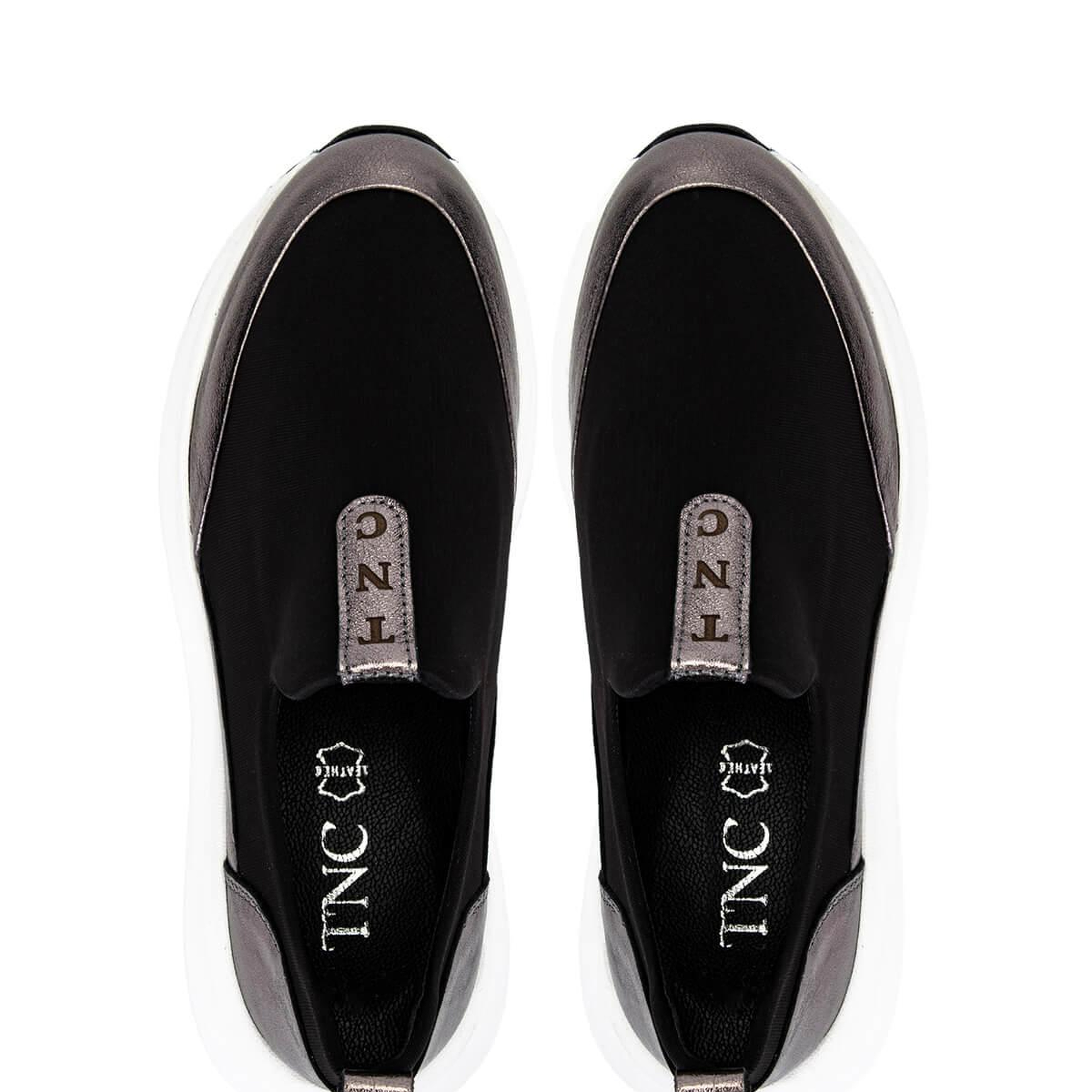 Tamer Tanca Kadın Deri & Tekstil Antrasit Sneakers & Spor Ayakkabı