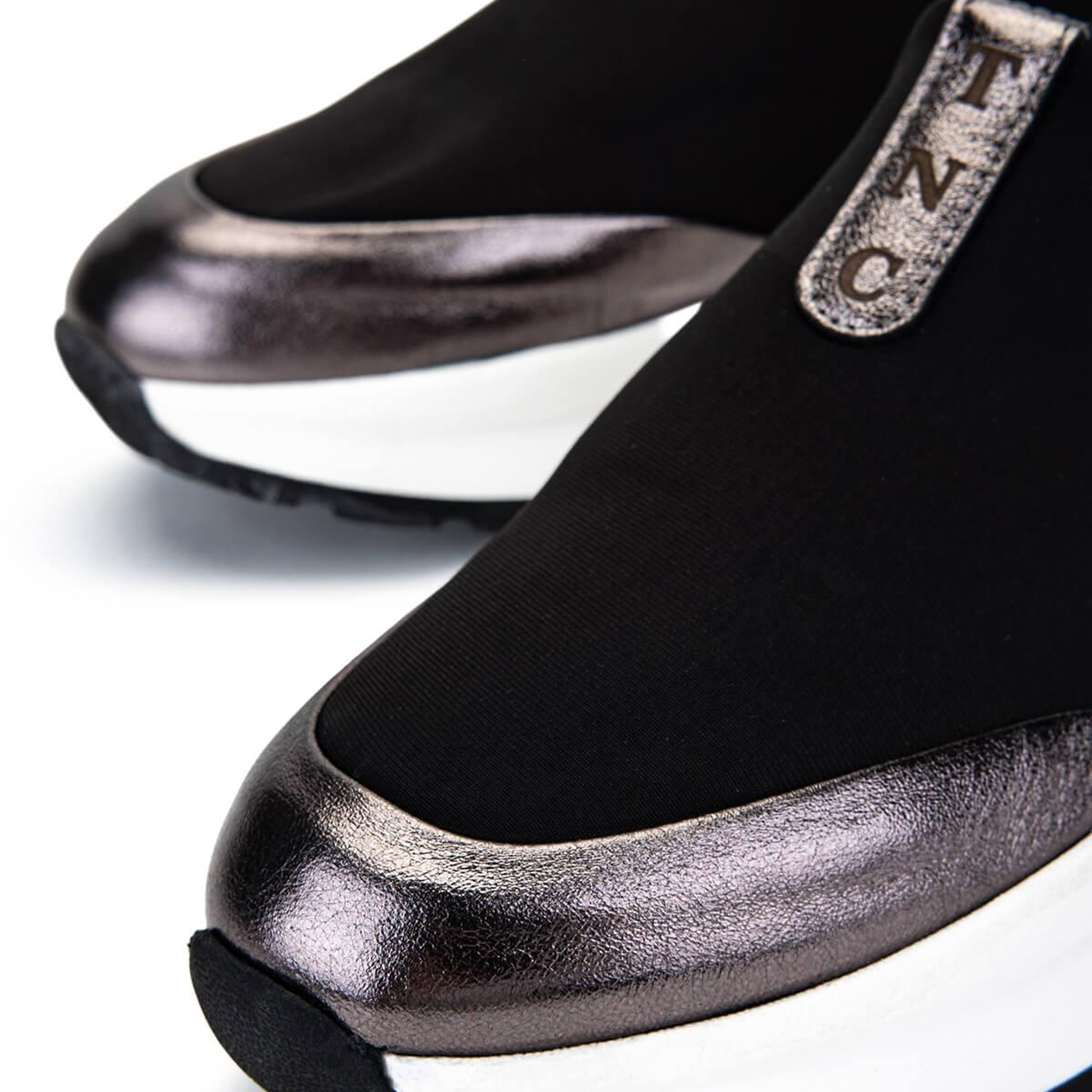 Tamer Tanca Kadın Deri & Tekstil Antrasit Sneakers & Spor Ayakkabı