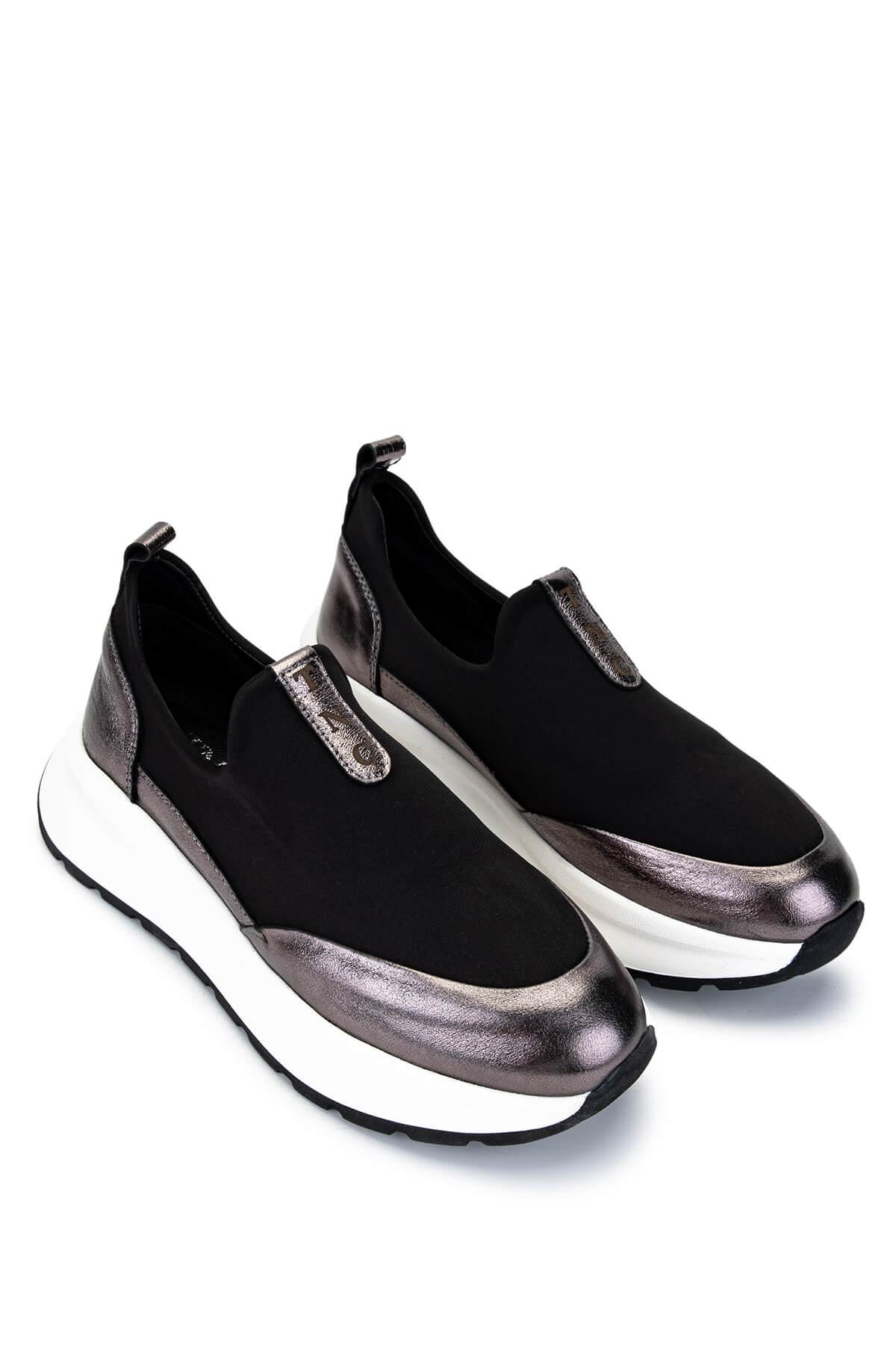 Tamer Tanca Kadın Deri & Tekstil Antrasit Sneakers & Spor Ayakkabı