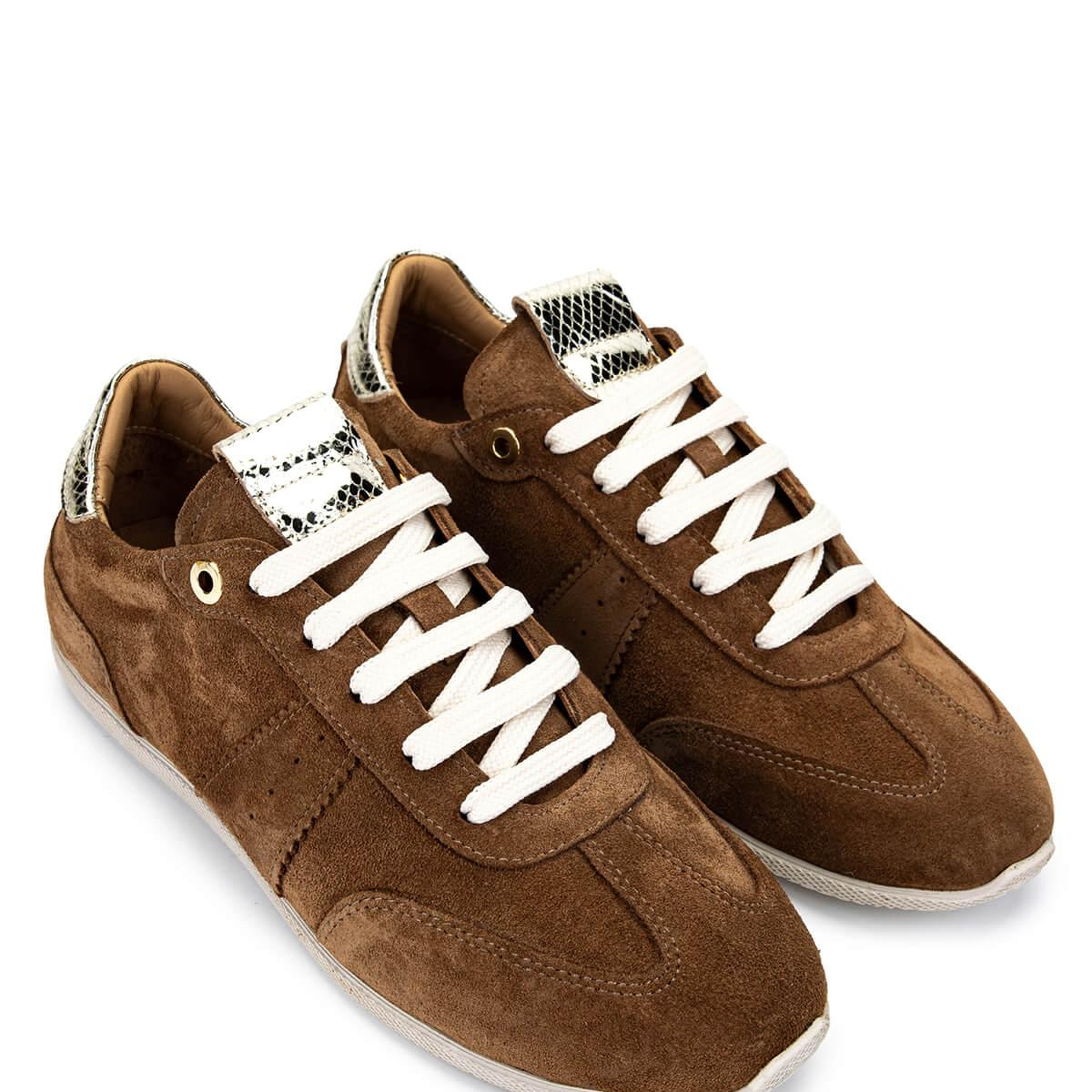 Tamer Tanca Kadın Hakiki Deri Tütün Süet Sneakers & Spor Ayakkabı