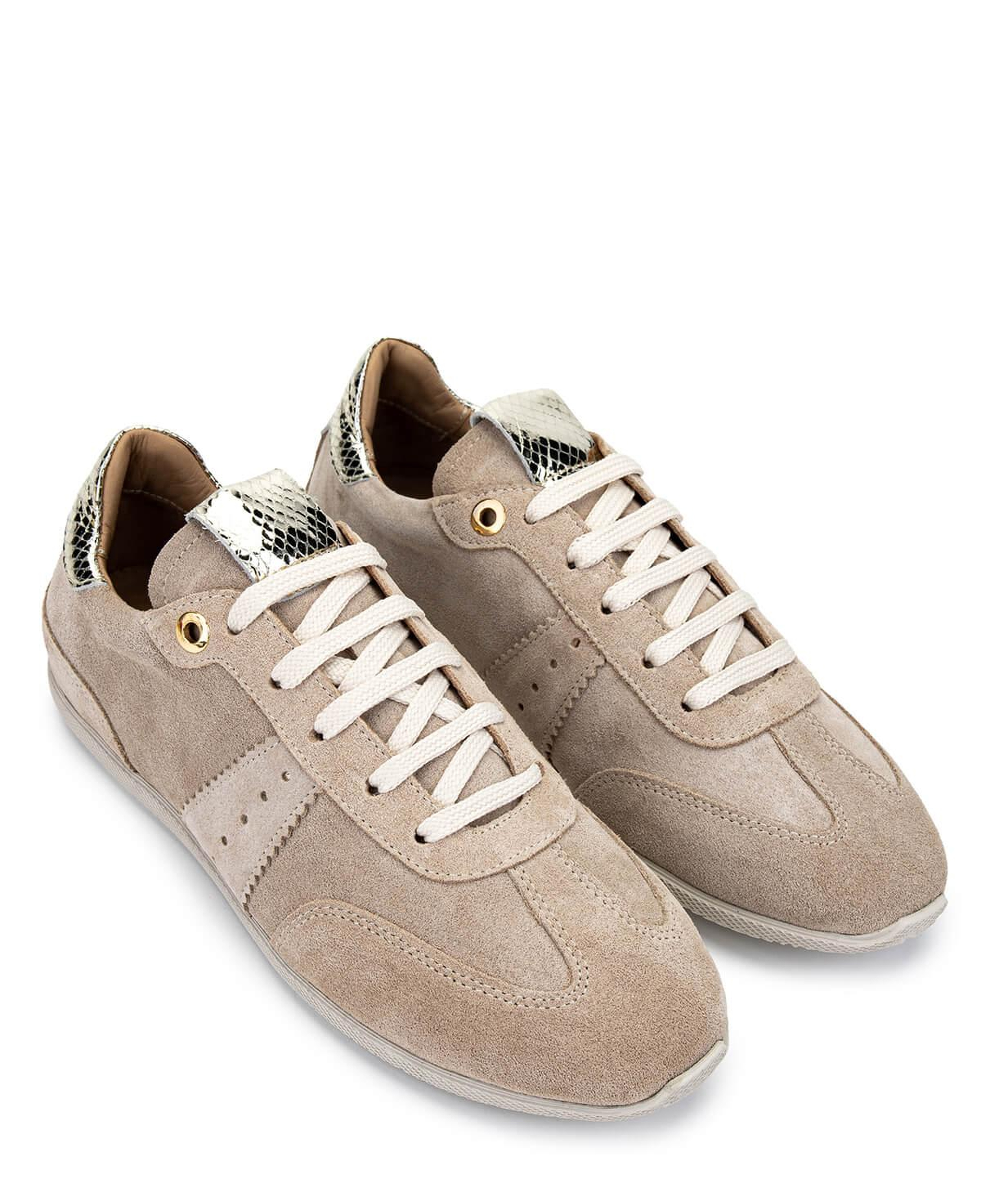 Tamer Tanca Kadın Hakiki Deri Bej Süet Sneakers & Spor Ayakkabı