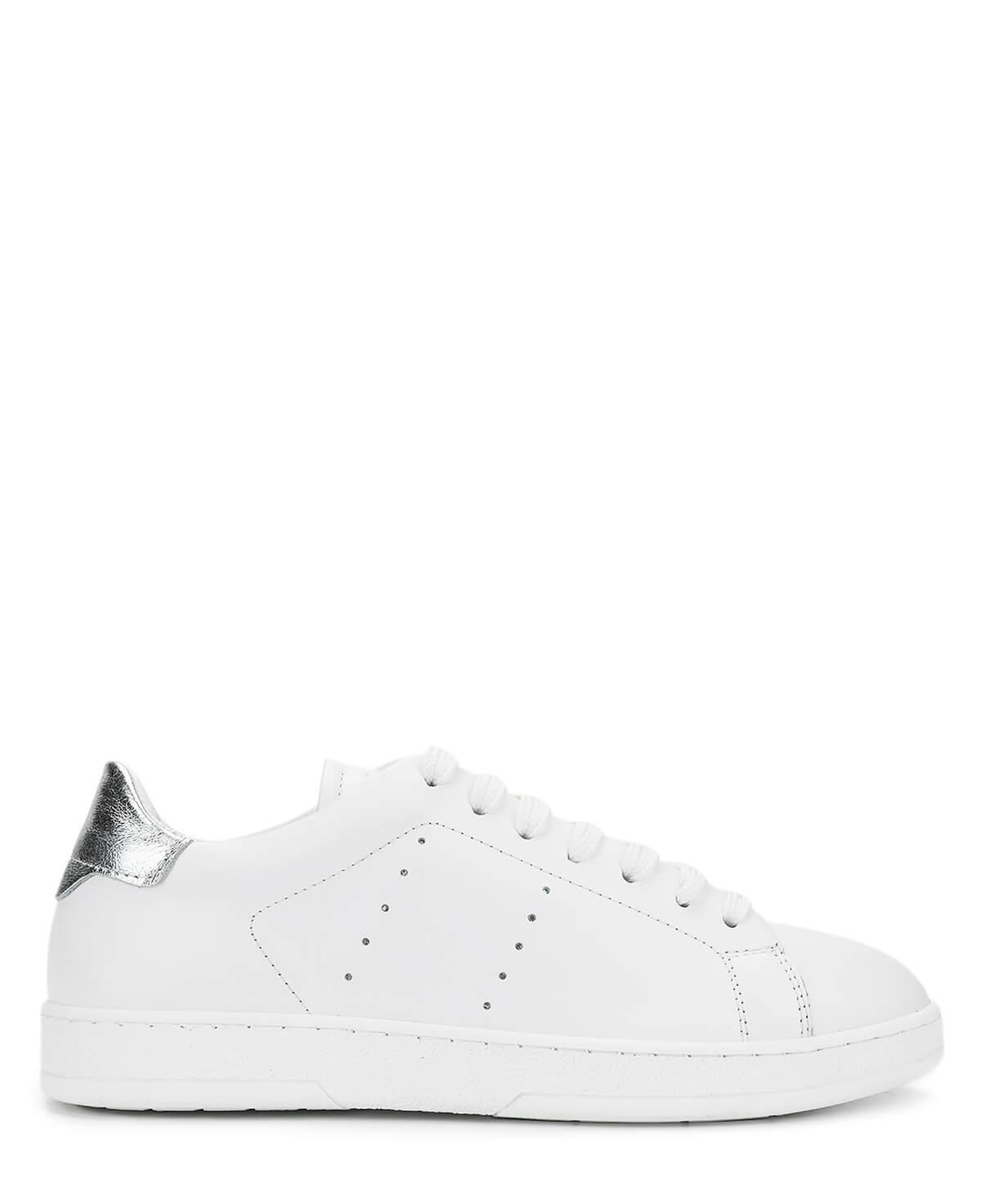 Tamer Tanca Kadın Hakiki Deri Beyaz/Gümüş Sneakers & Spor Ayakkabı