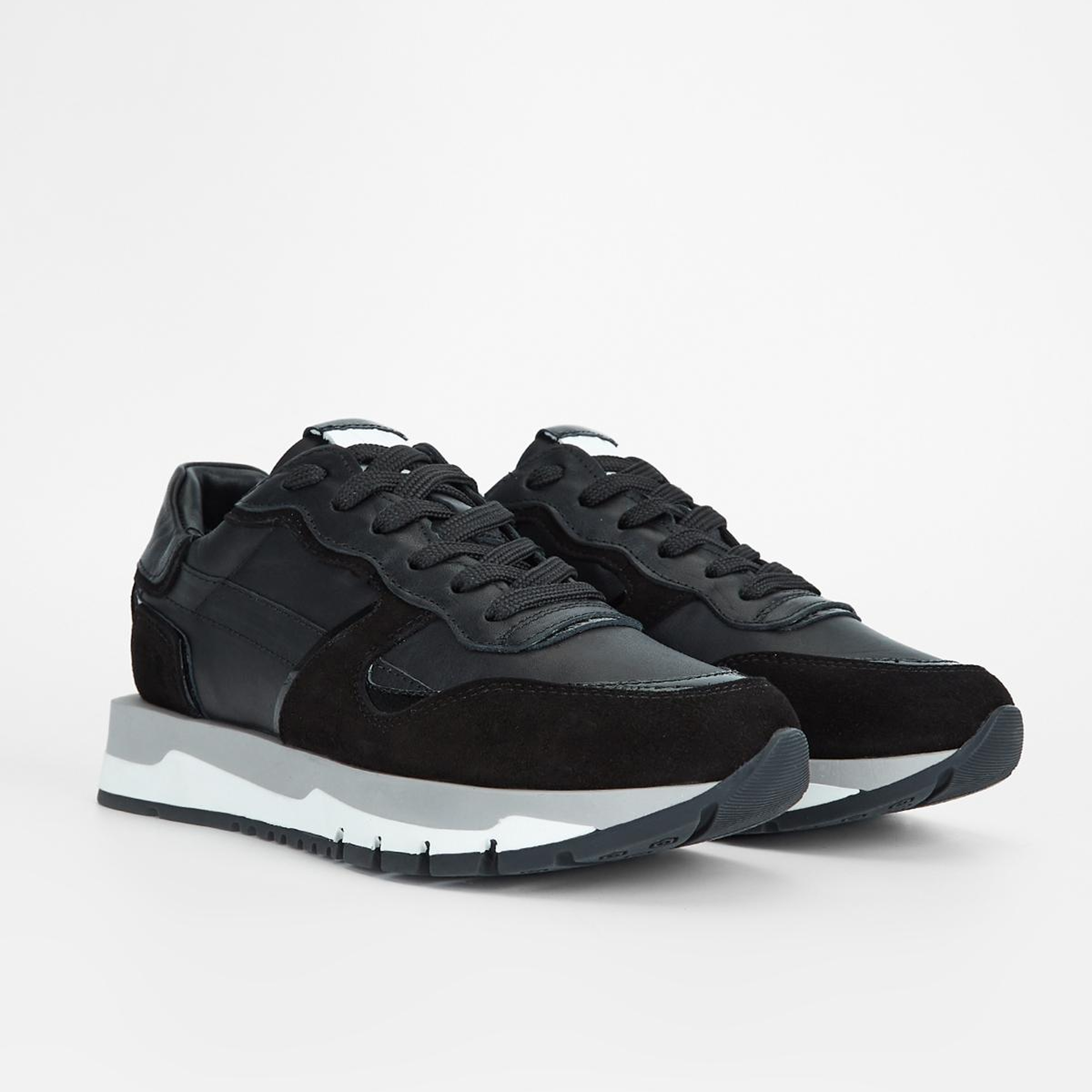 Valmenti Kadın Hakiki Deri Siyah Sneakers & Spor Ayakkabı