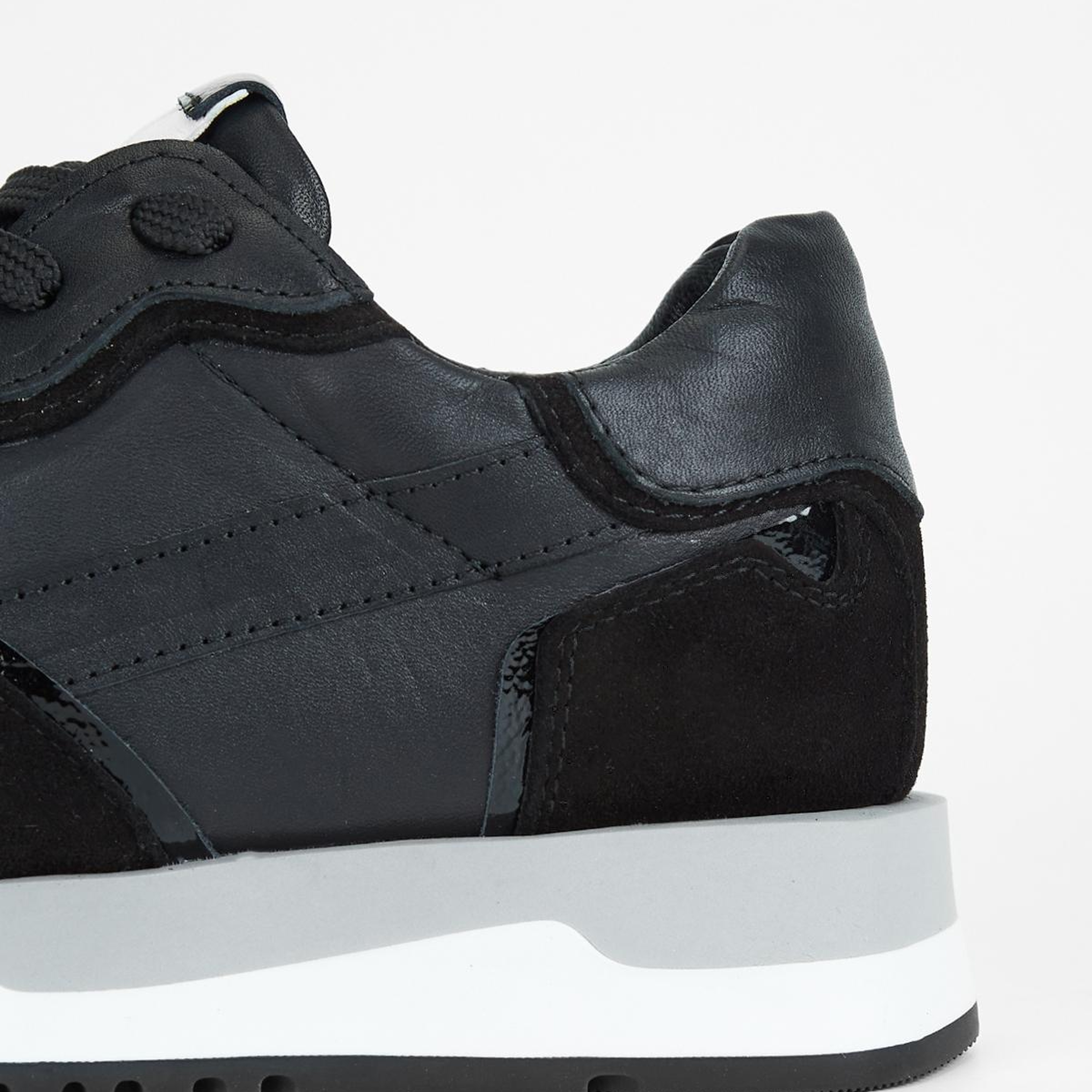 Valmenti Kadın Hakiki Deri Siyah Sneakers & Spor Ayakkabı