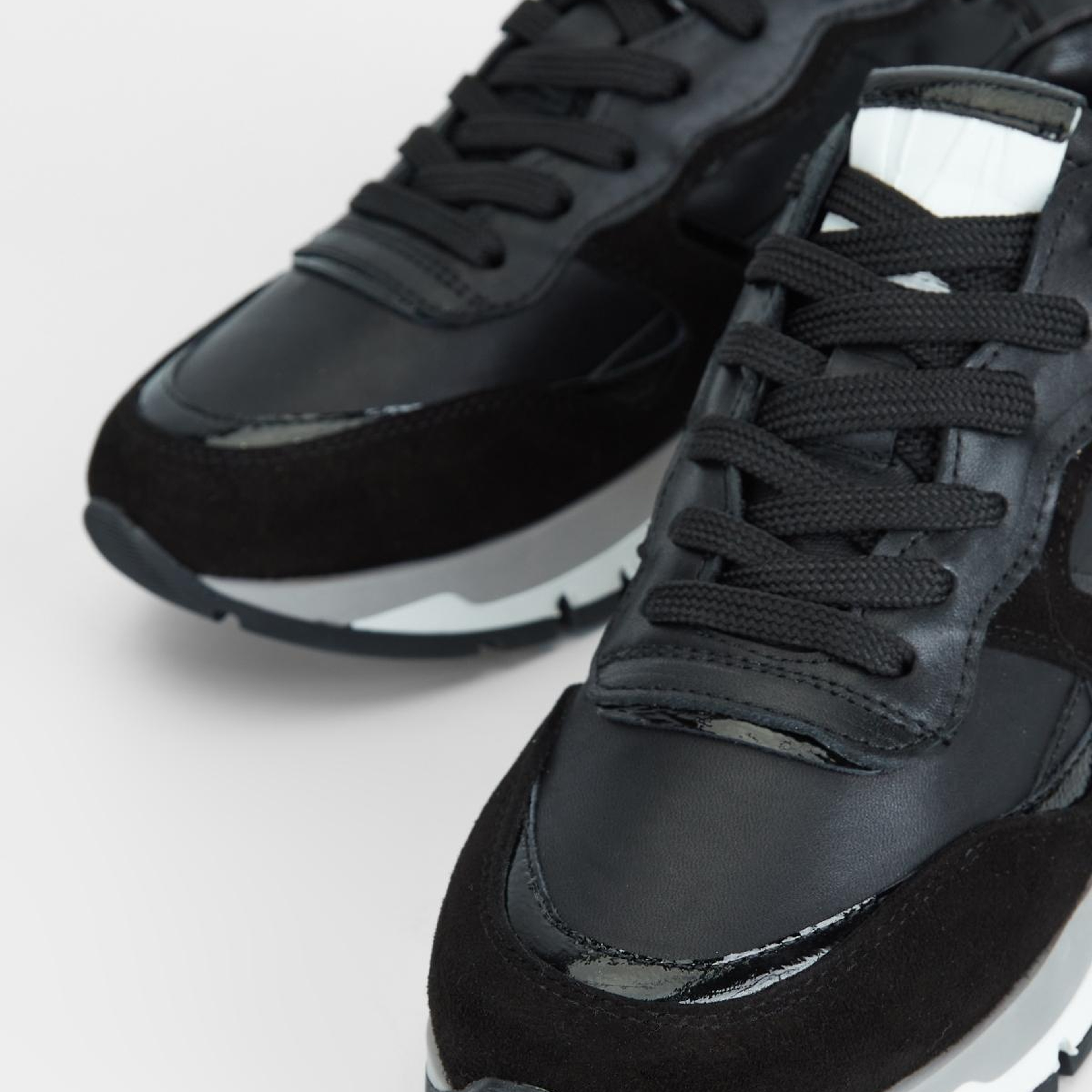 Valmenti Kadın Hakiki Deri Siyah Sneakers & Spor Ayakkabı