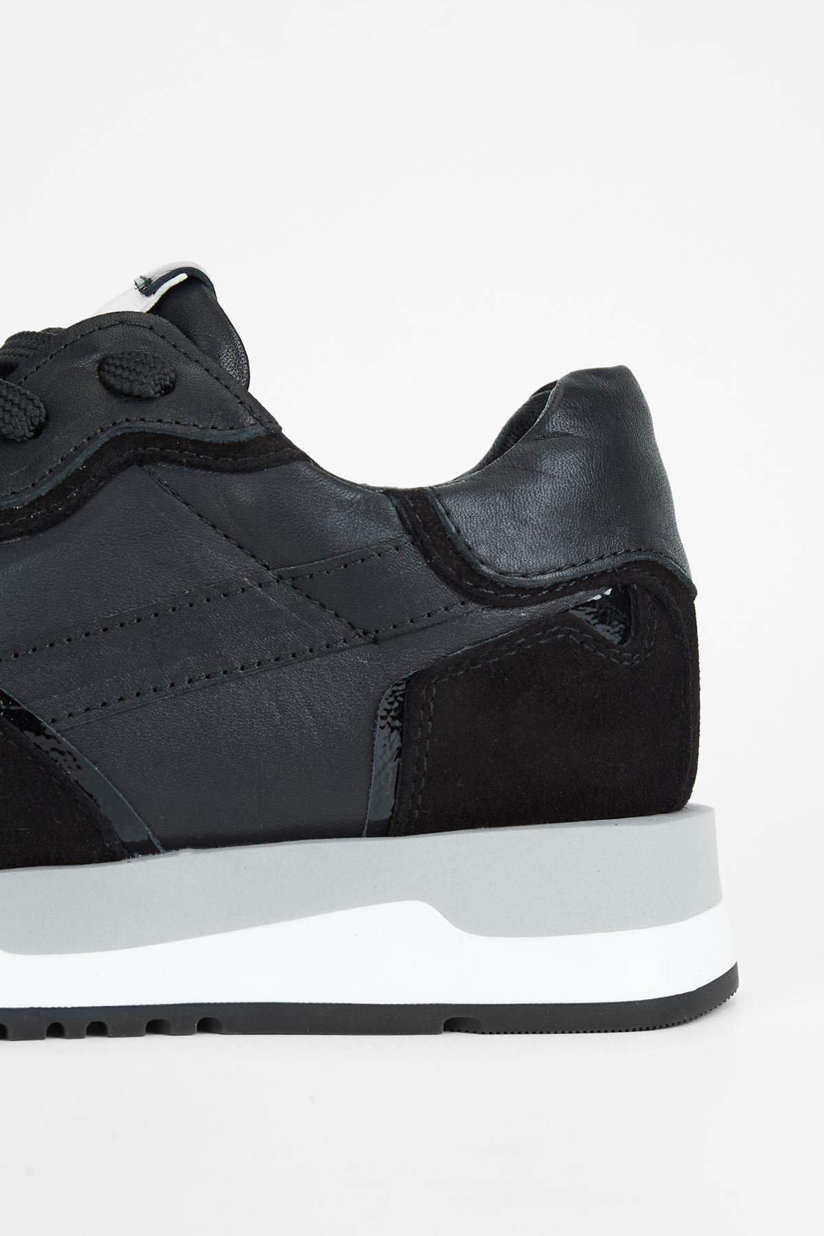 Valmenti Kadın Hakiki Deri Siyah Sneakers & Spor Ayakkabı