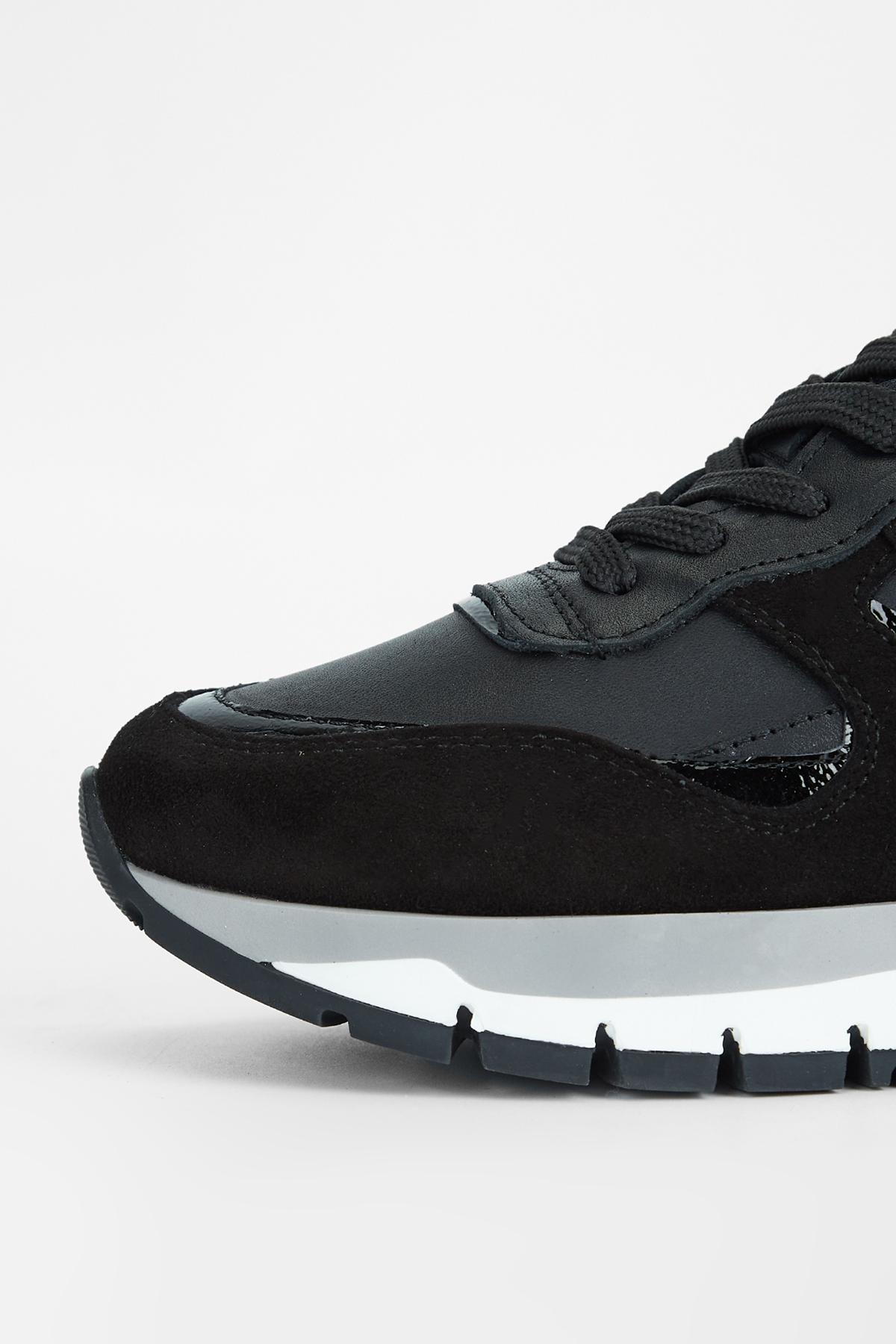 Valmenti Kadın Hakiki Deri Siyah Sneakers & Spor Ayakkabı