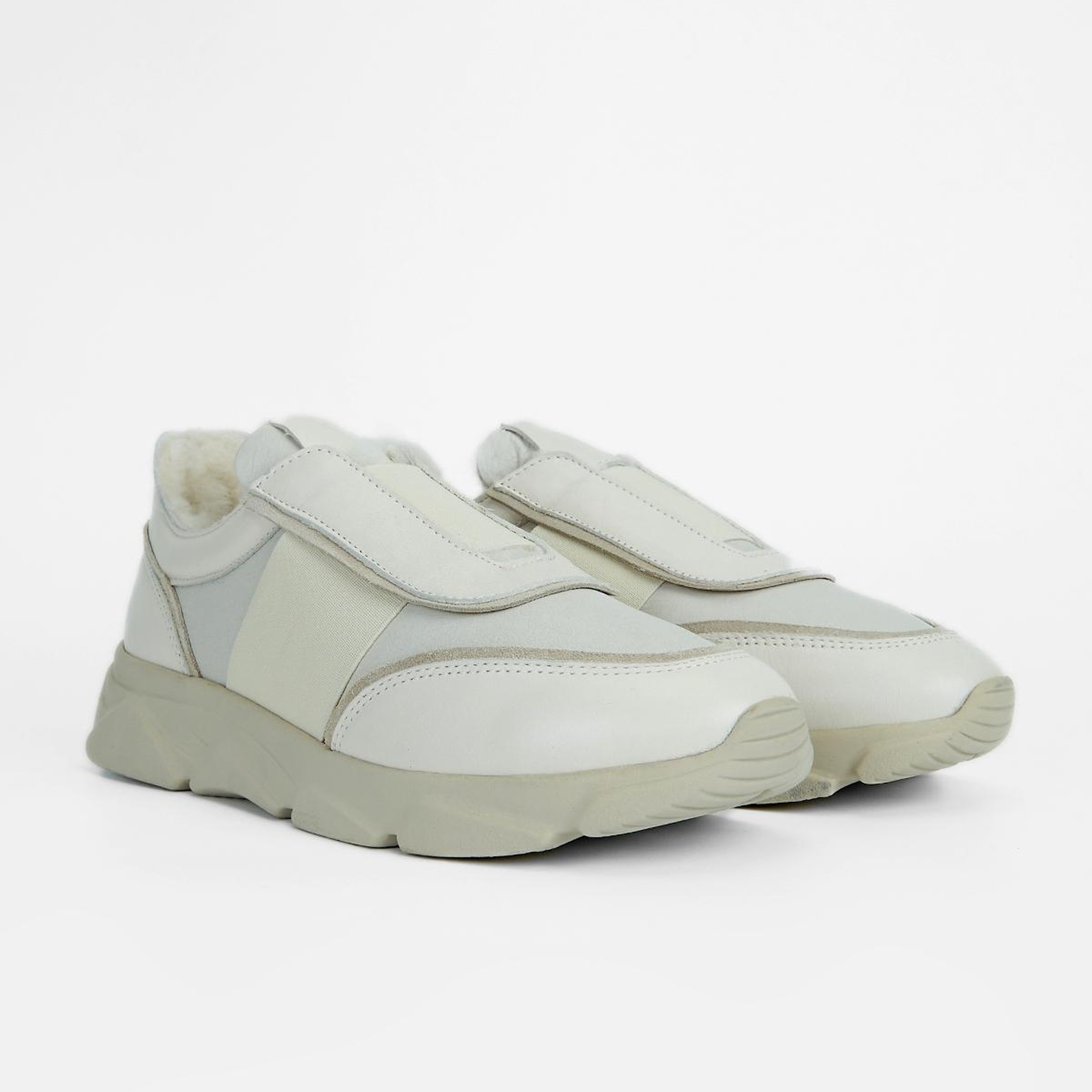 Valmenti Kadın Hakiki Deri Bej Sneakers & Spor Ayakkabı