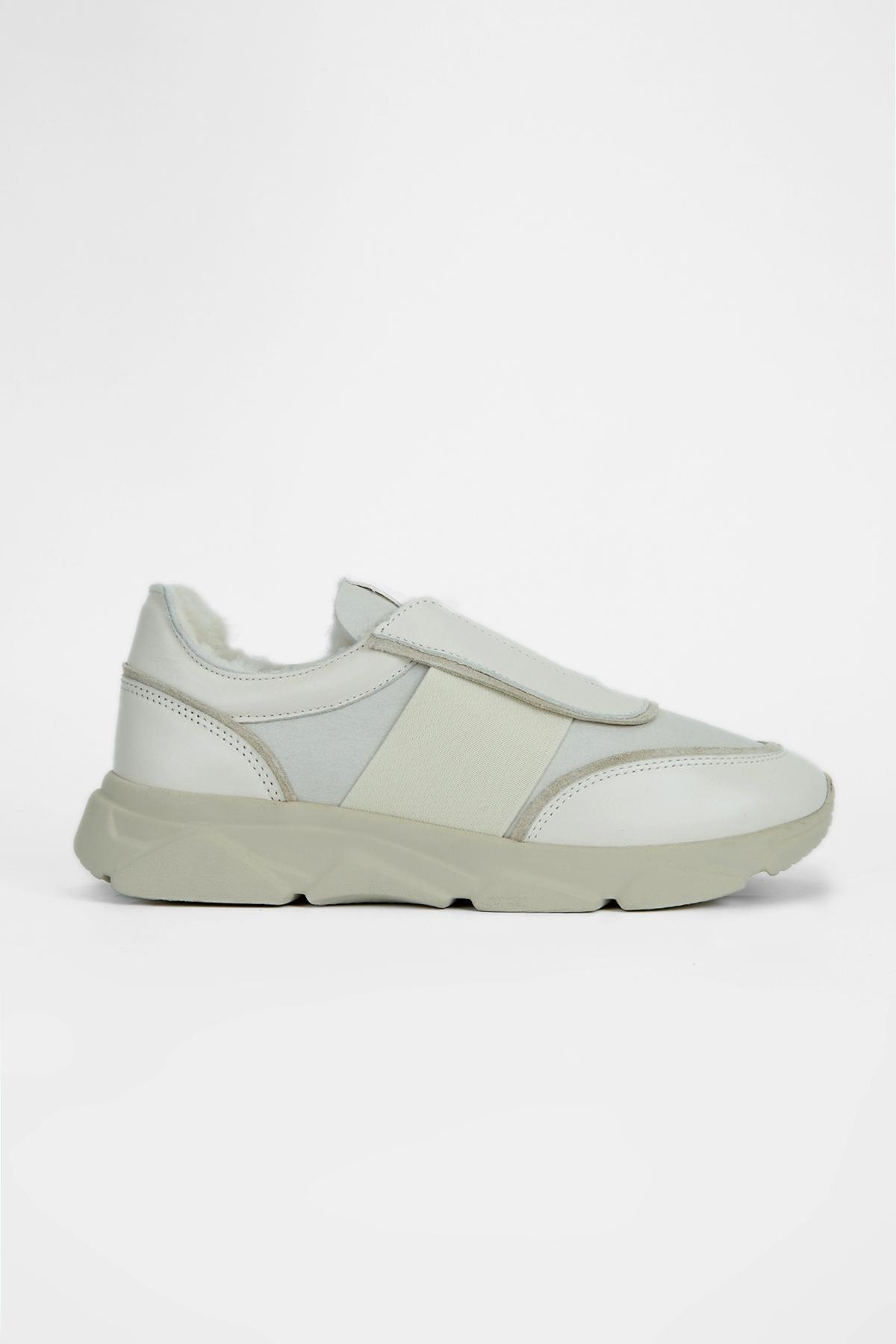 Valmenti Kadın Hakiki Deri Bej Sneakers & Spor Ayakkabı