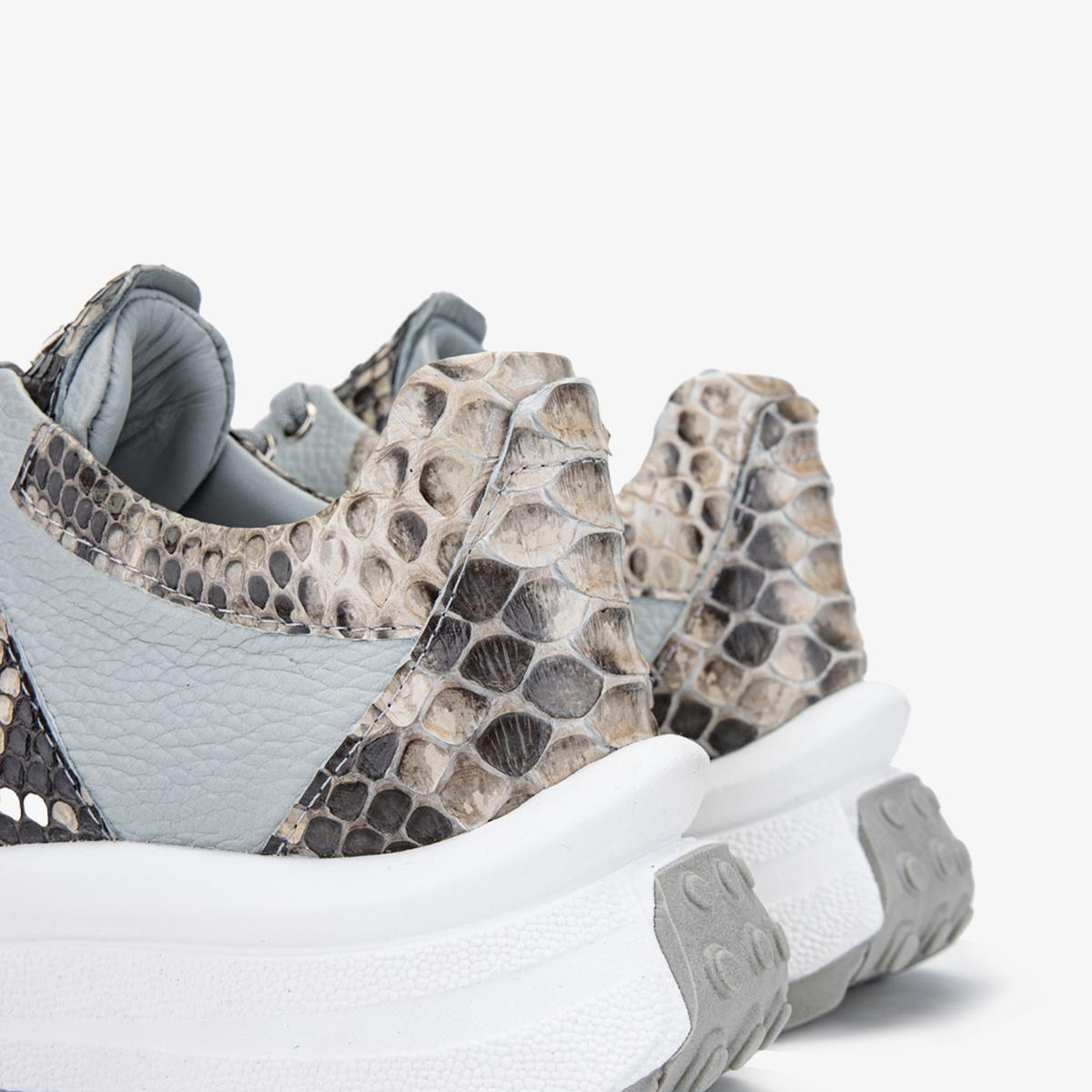 Valmenti Kadın Hakiki Deri Gri Sneakers & Spor Ayakkabı